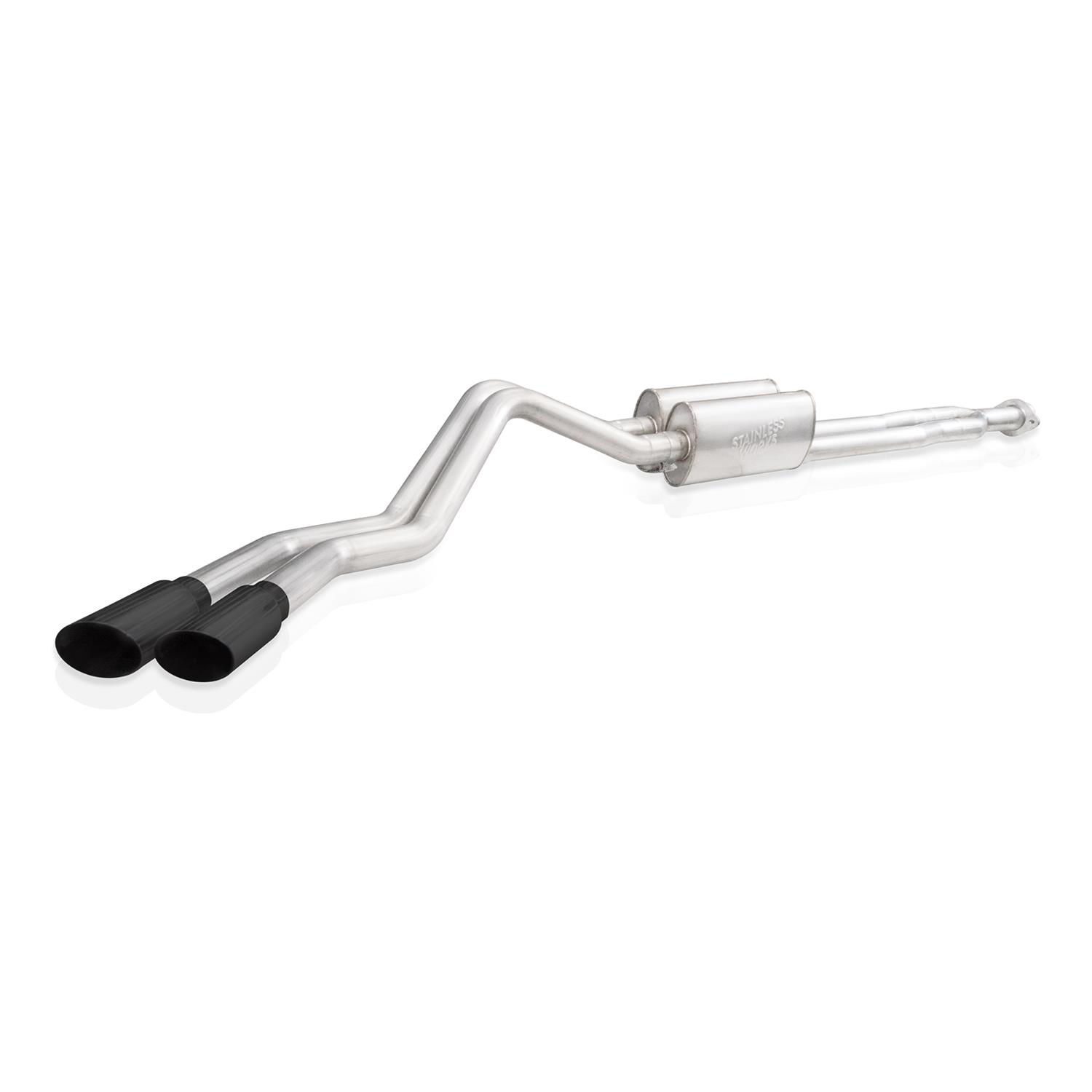 Stainless Works 2020-21 Silverado HD 6.6L Legend Catback Black Tips thumbnail 5