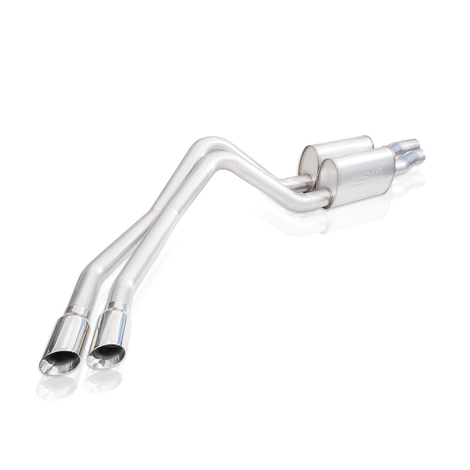 Stainless Works 15-19 Chevrolet Tahoe 5.3L/6.2L Redline Cat-Back Exhaust w/4in Polished Tips thumbnail 2