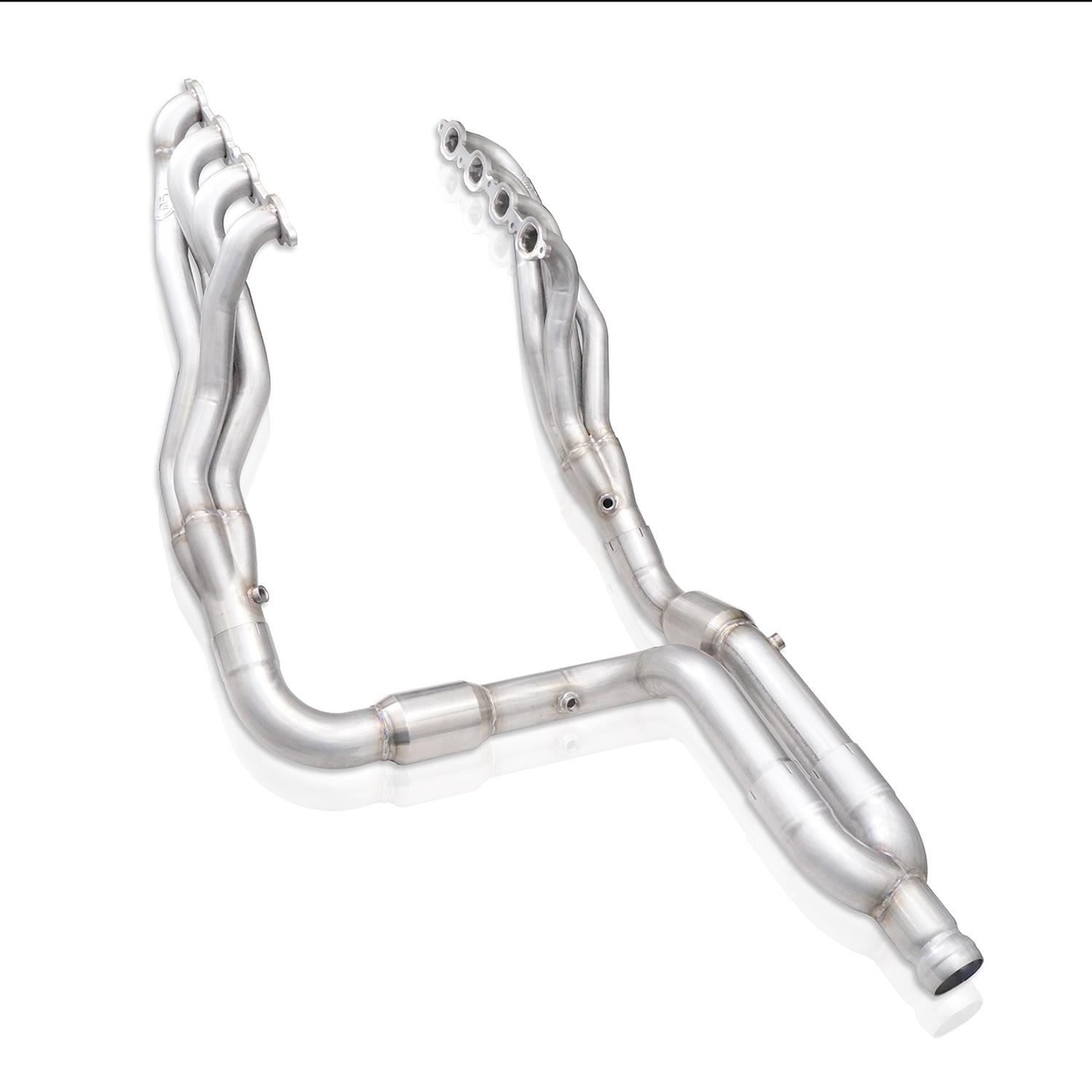 Stainless Works 15-19 Chevrolet Tahoe Headers 5.3L 1-7/8in Primaries High-Flow Cats 3in Leads Y-Pipe thumbnail 4