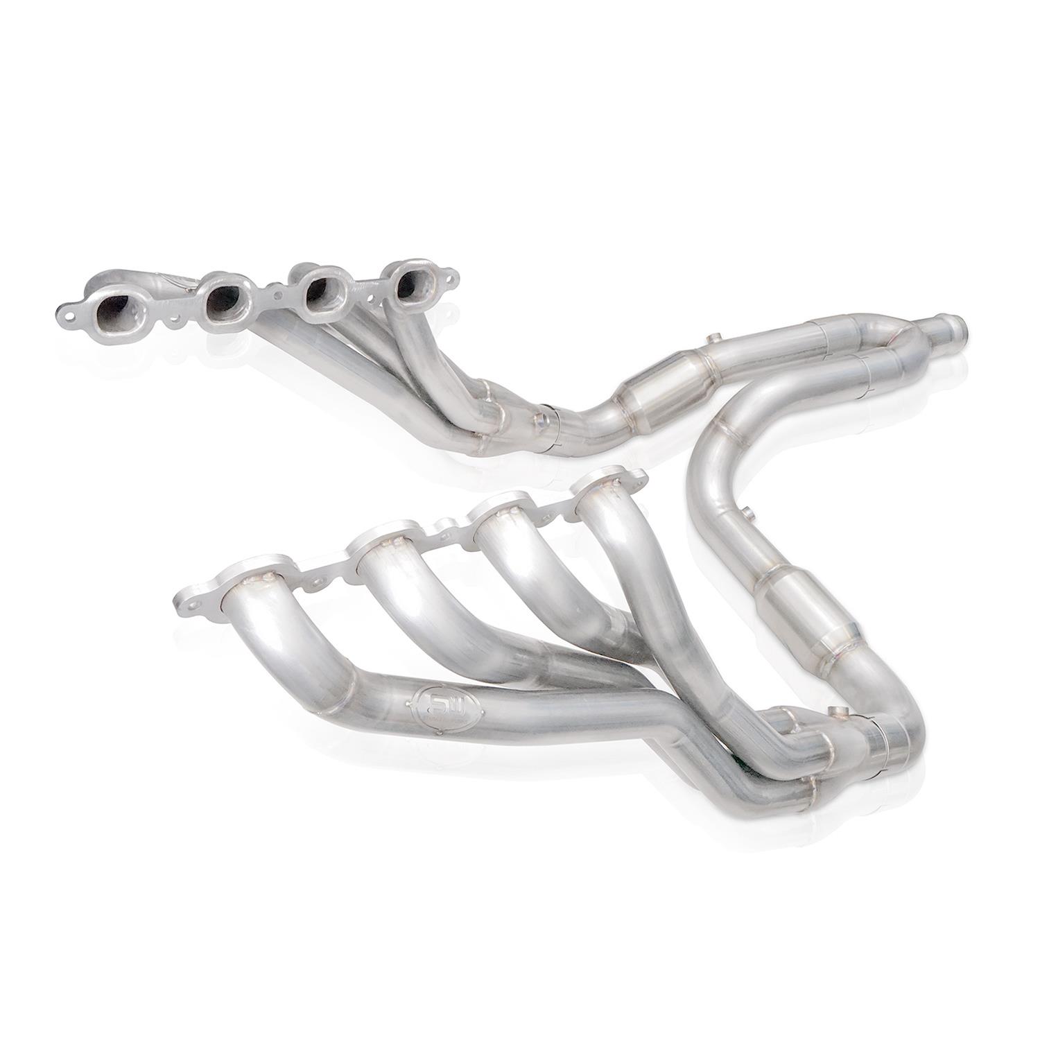 Stainless Works 15-19 Chevrolet Tahoe Headers 5.3L 1-7/8in Primaries High-Flow Cats 3in Leads Y-Pipe thumbnail 3