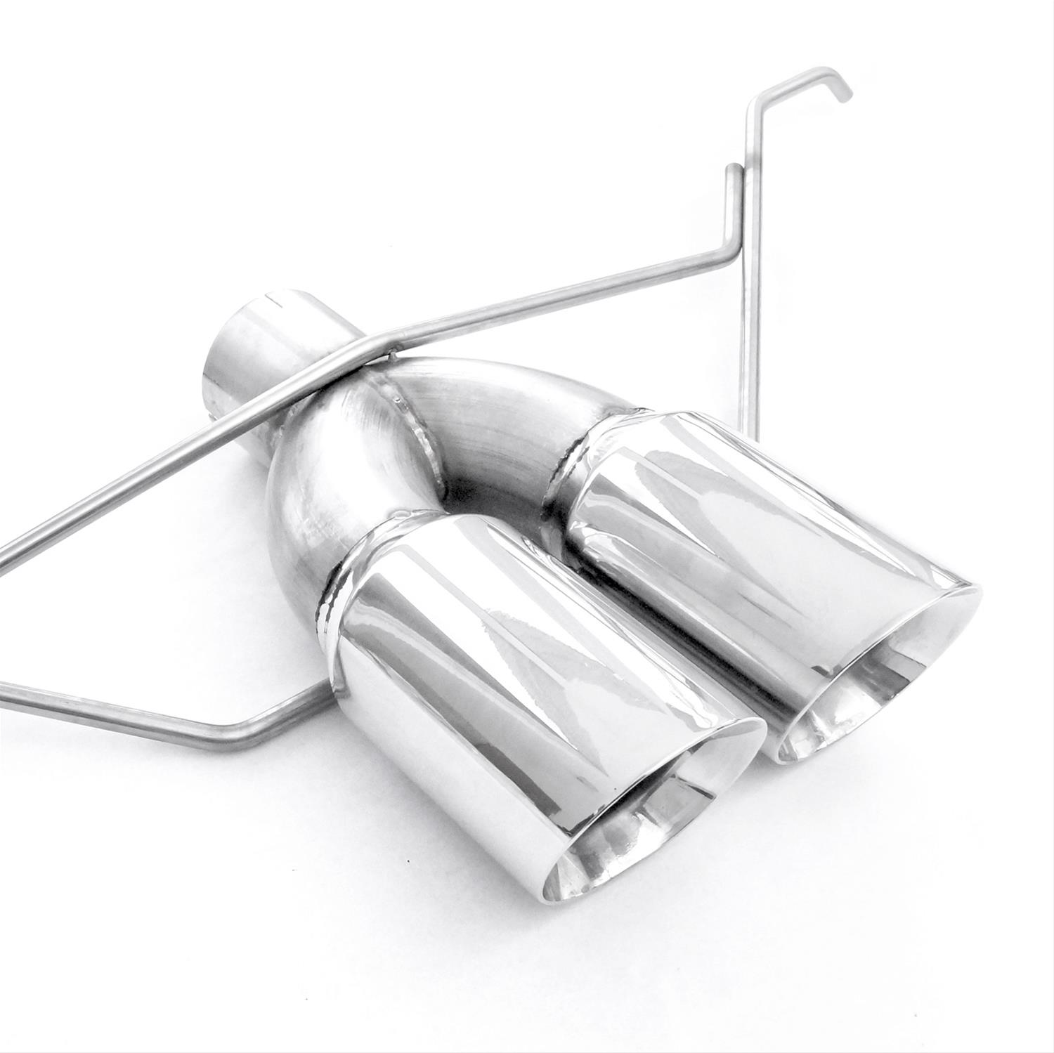 Stainless Works 2013-18 Ford Focus ST 3in Catback Vintage Round Muffler 4in Tips thumbnail 5