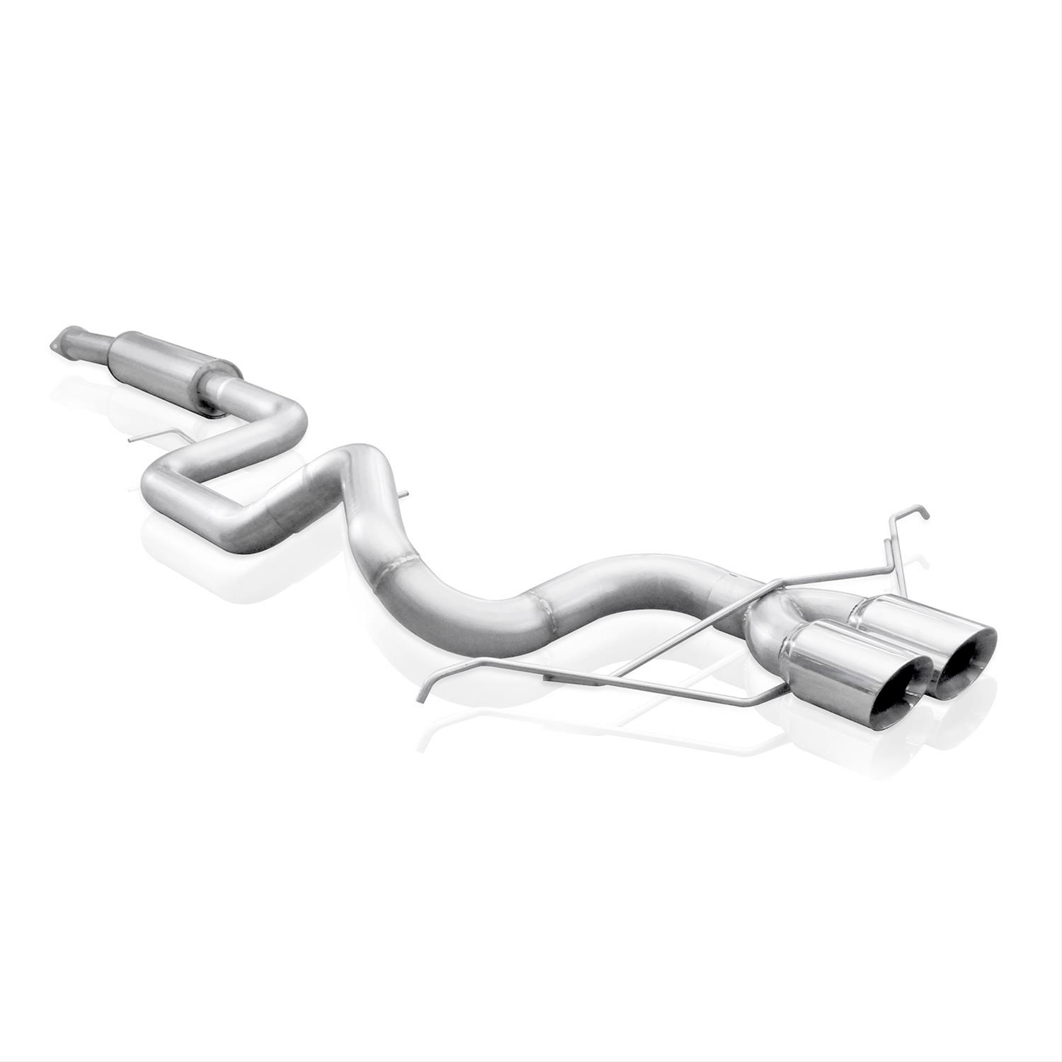 Stainless Works 2013-18 Ford Focus ST 3in Catback Vintage Round Muffler 4in Tips thumbnail 4