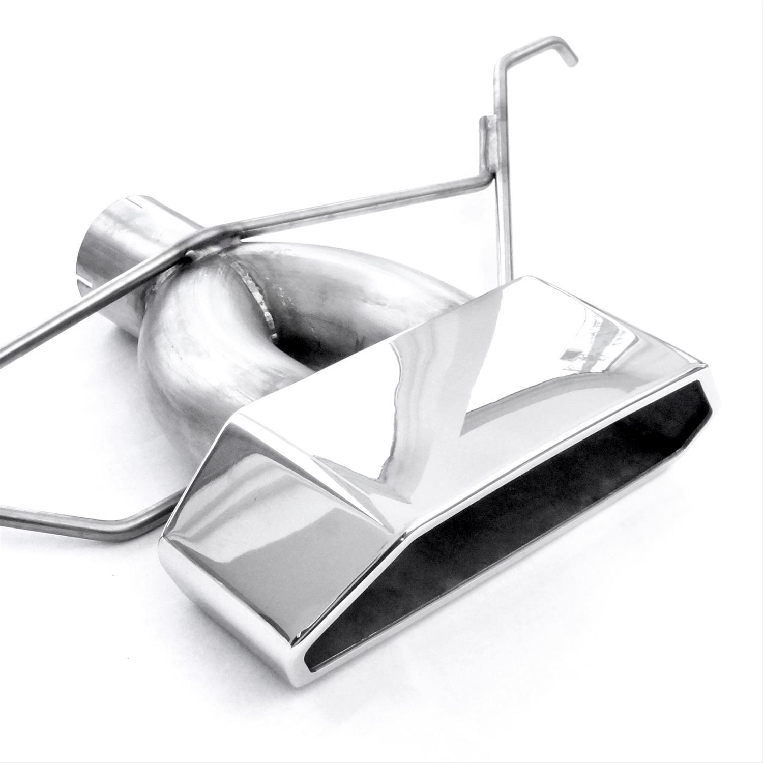 Stainless Works 2013-18 Ford Focus ST 3in Catback Vintage Round Muffler Wide Tip thumbnail 3