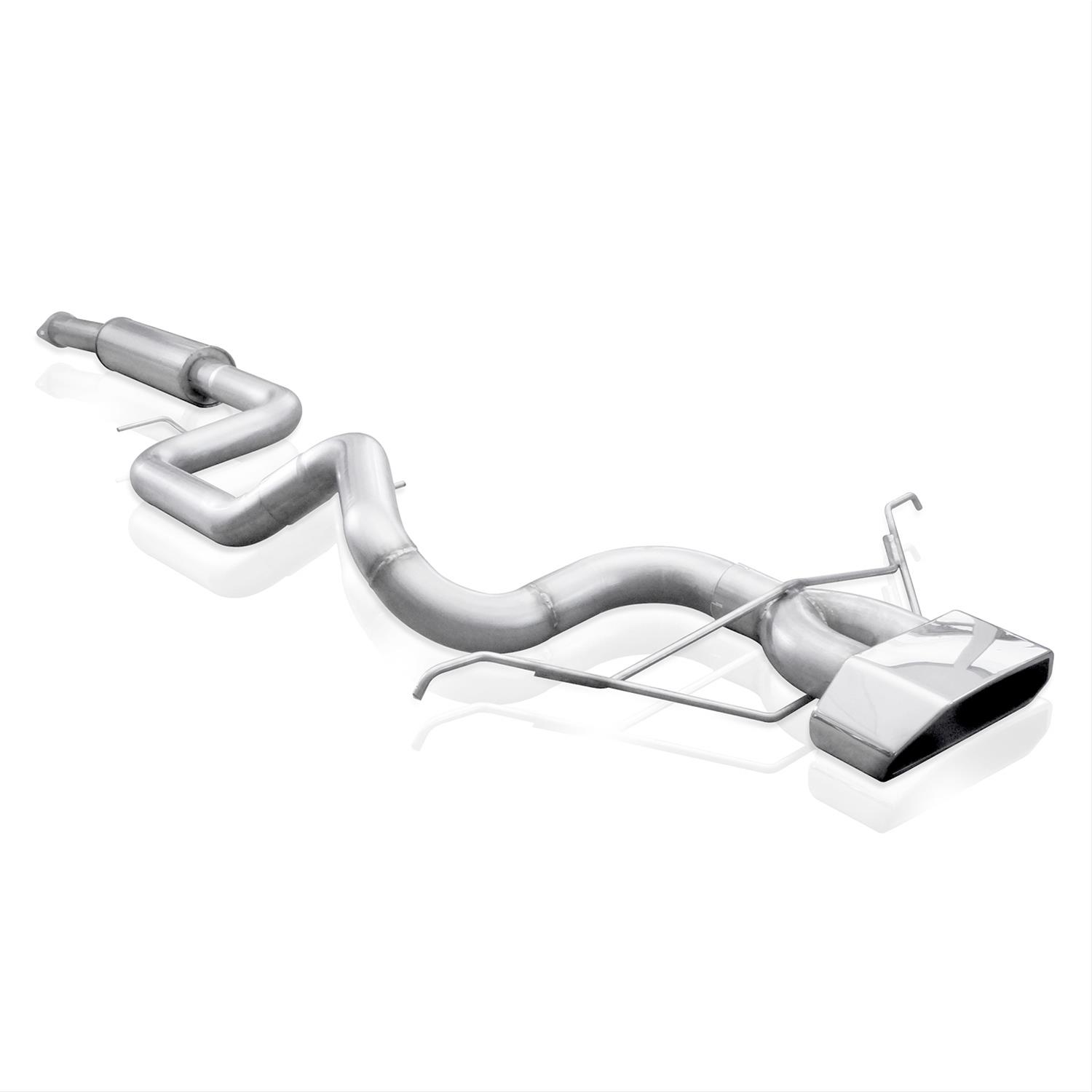 Stainless Works 2013-18 Ford Focus ST 3in Catback Vintage Round Muffler Wide Tip thumbnail 4