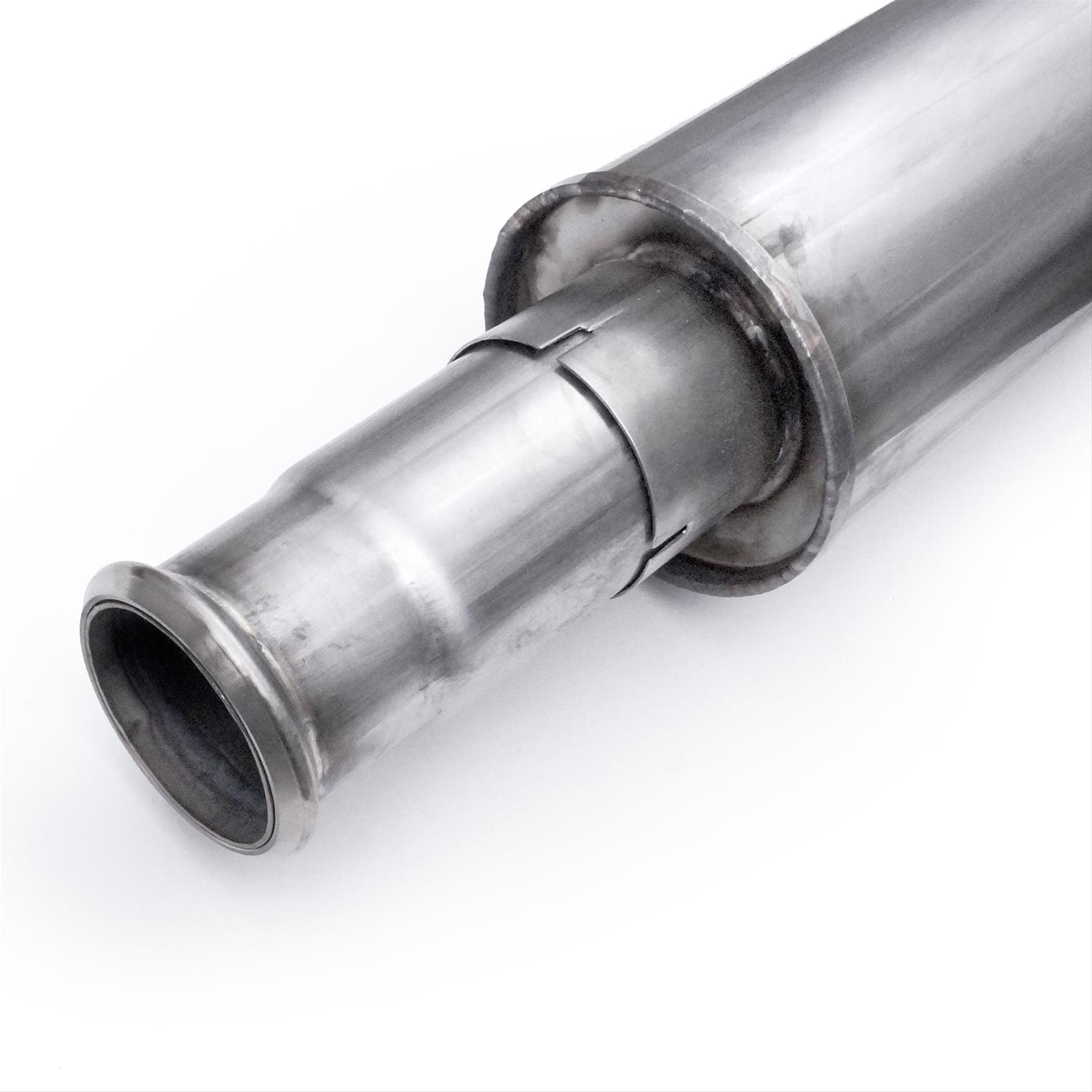 Stainless Works 2016-18 Ford Focus RS 3in Catback Vintage Round Muffler 5in Tips thumbnail 2