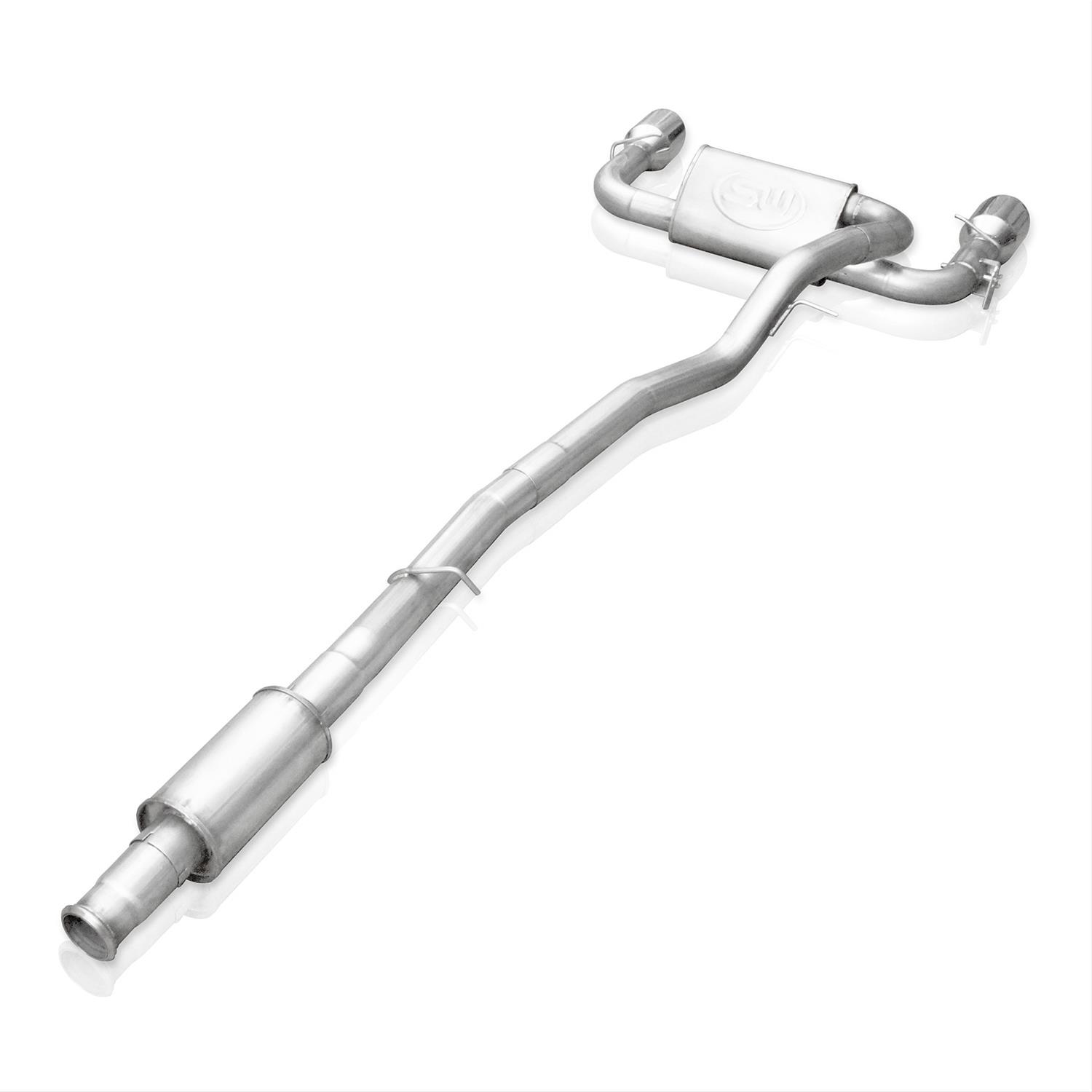 Stainless Works 2016-18 Ford Focus RS 3in Catback Vintage Round Muffler 5in Tips thumbnail 4