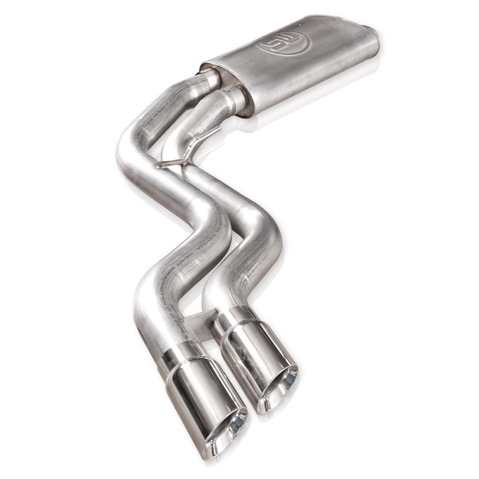 Stainless Works 2015-18 F-150 Exhaust X-Pipe Resonator Muffler Exits In Front Of Passenger Rear Tire thumbnail 3