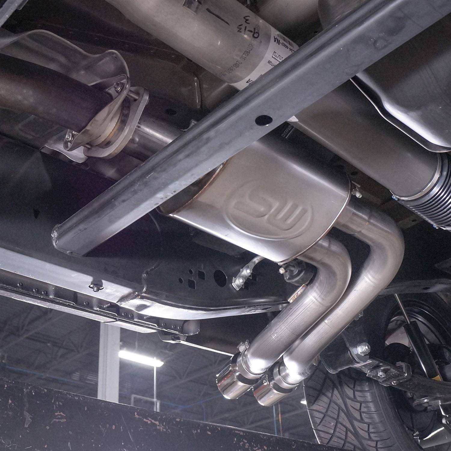 Stainless Works 15-19 Ford F150 5.0L Lightning Exit Catback System w/ 4in Tips thumbnail 2