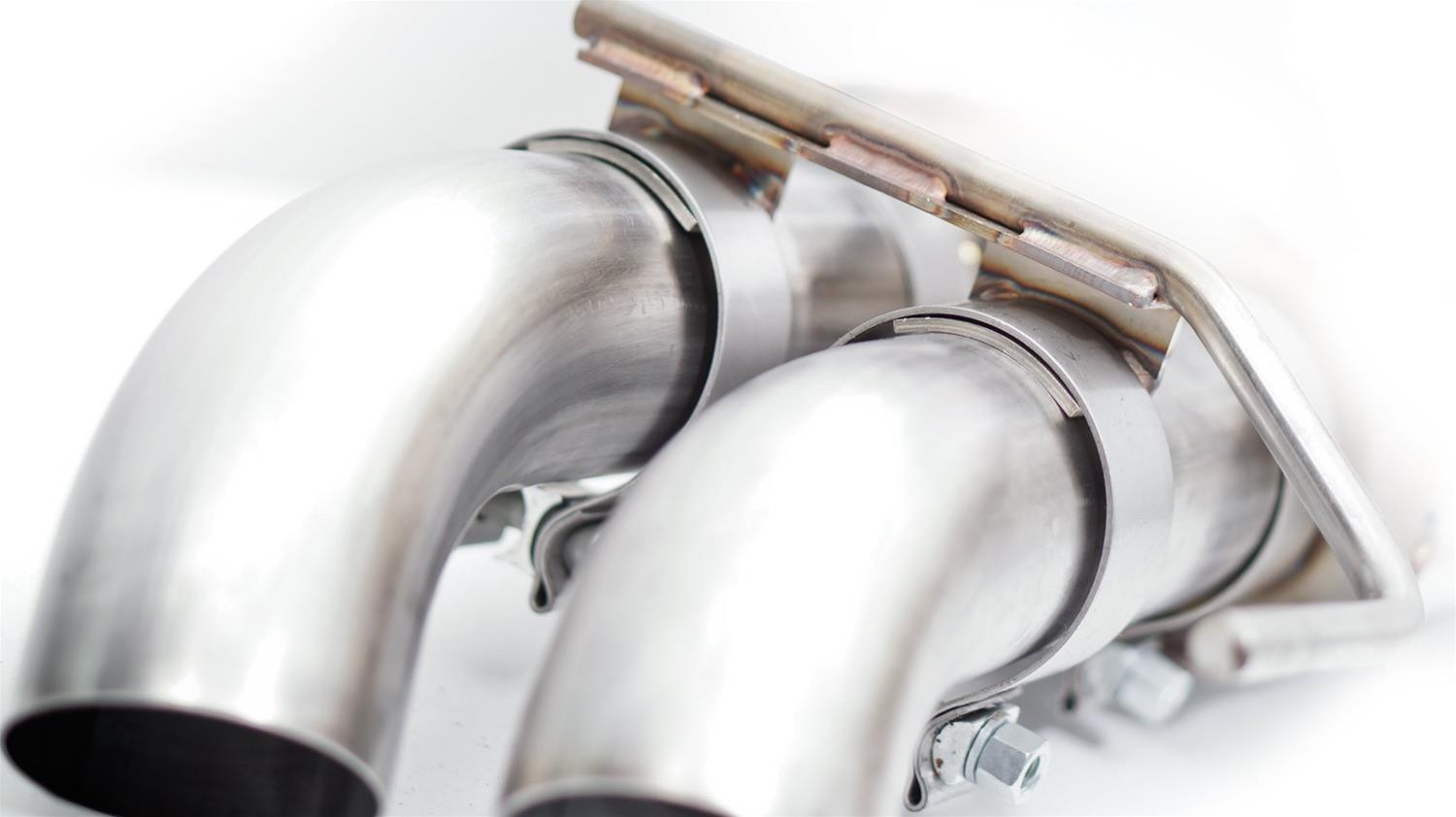 Stainless Works 2010-14 Ford Raptor 3in Exhaust Chambered Mufflers Dump Exit thumbnail 3