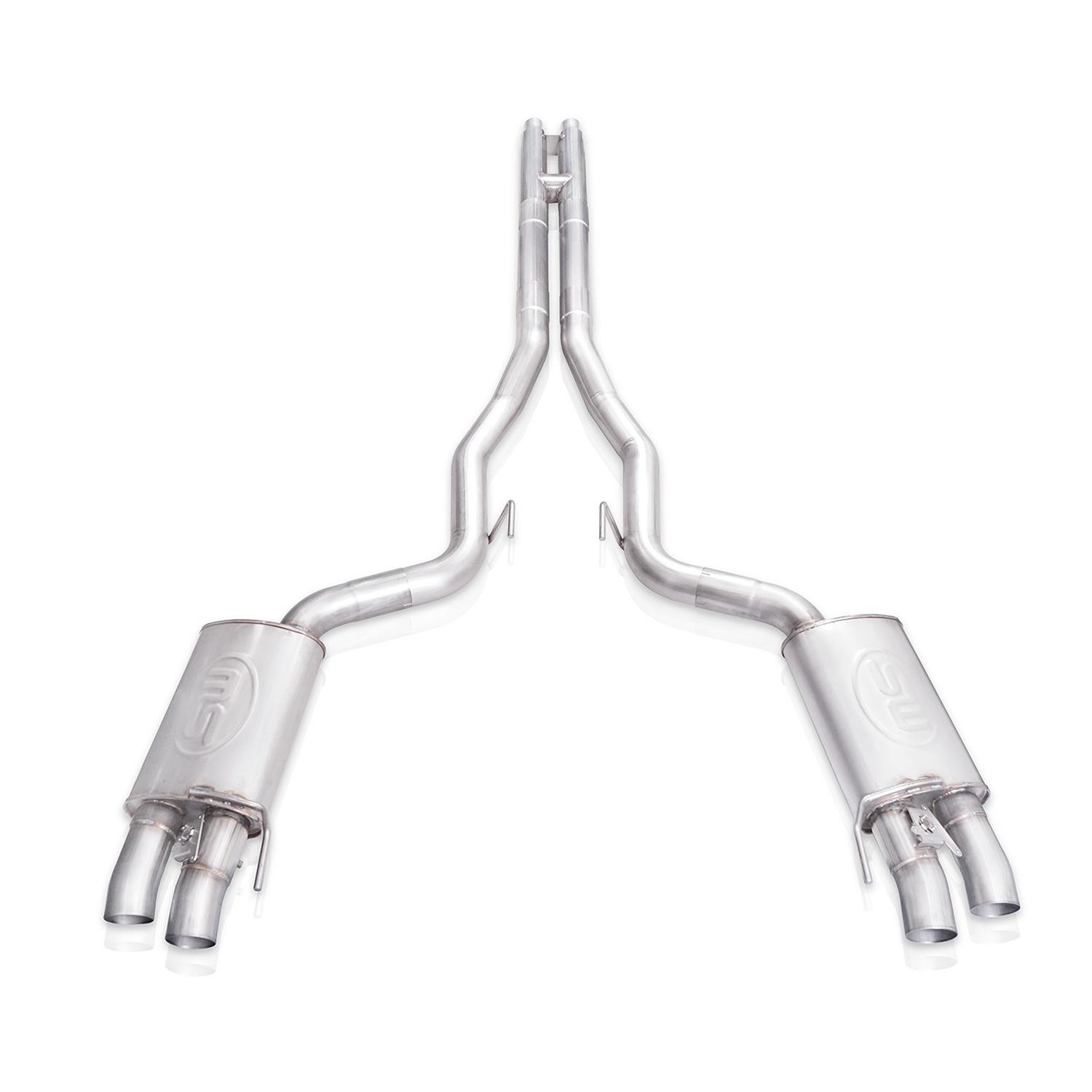 Stainless Works 2015+ Ford Shelby GT350 Legend Factory Connect H-Pipe Catback Exhaust w/Valves thumbnail 7