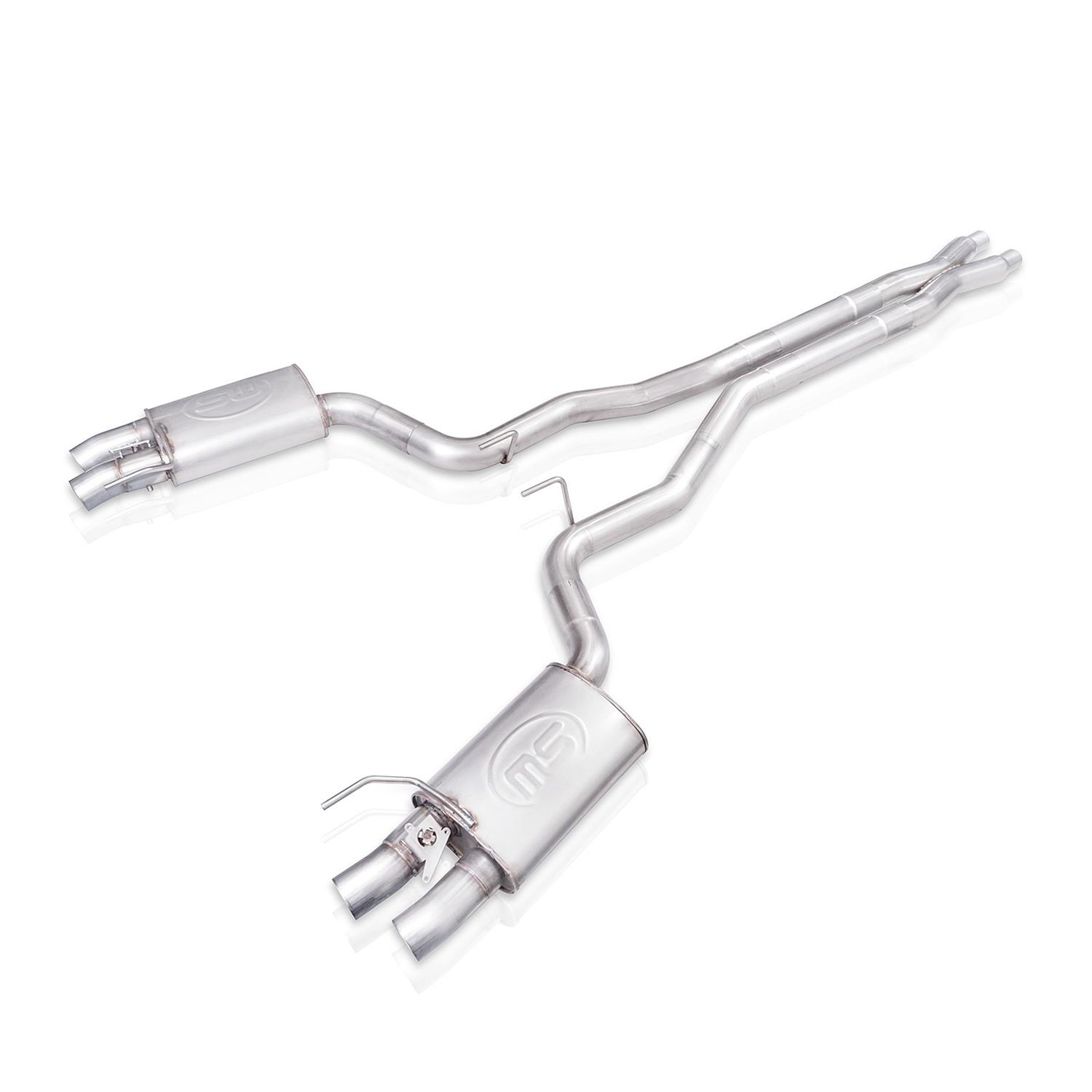 Stainless Works 2015+ Ford Shelby GT350 Legend Factory Connect X-Pipe Catback Exhaust w/Valves thumbnail 4