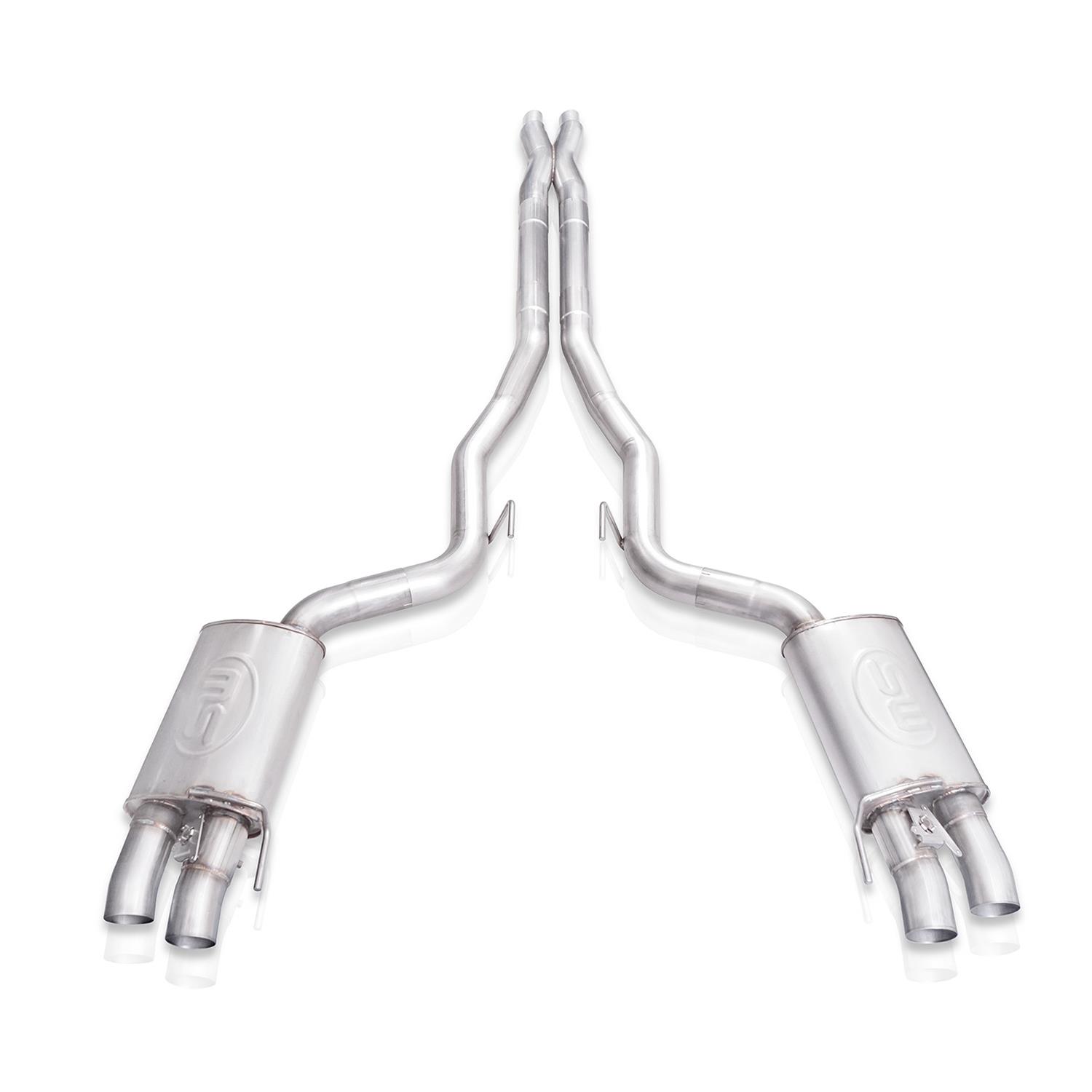 Stainless Works 2015+ Ford Shelby GT350 Redline Factory Connect X-Pipe Catback Exhaust w/Valves thumbnail 3