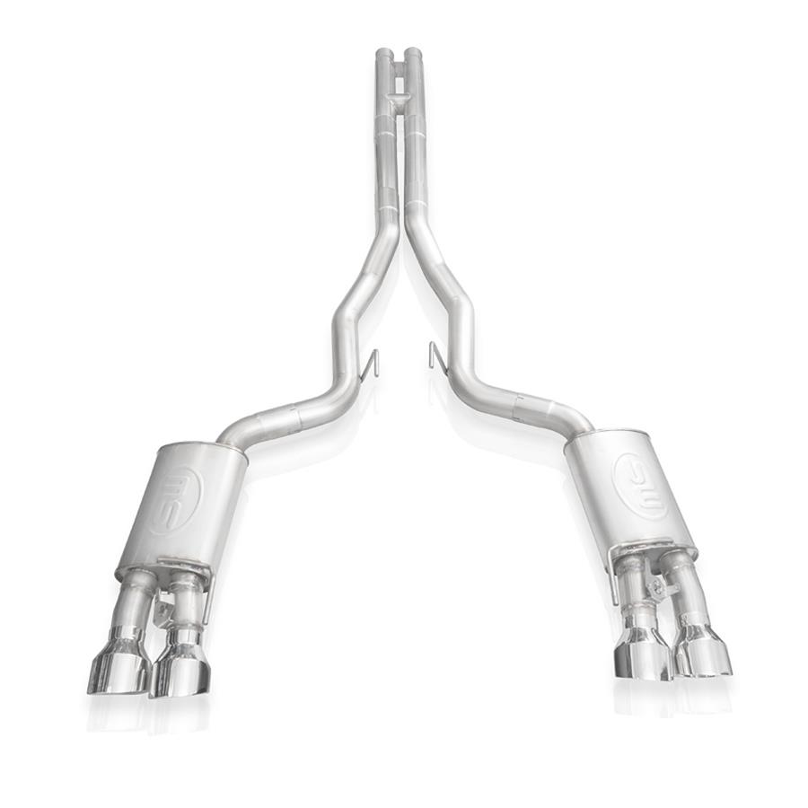 Stainless Works 2020 Ford GT500 Legend Catback H-Pipe Exhaust Factory Connect - Polished Tips thumbnail 7