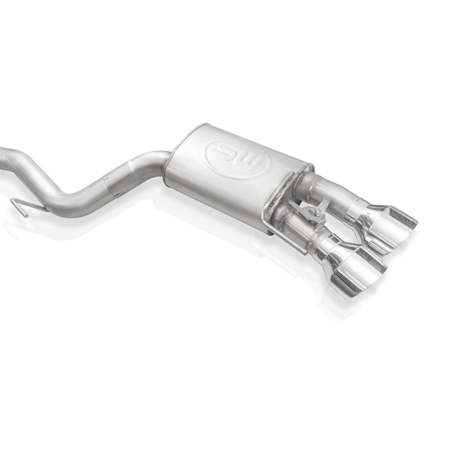 Stainless Works 2020 Ford GT500 Legend Catback H-Pipe Exhaust Factory Connect - Polished Tips thumbnail 8