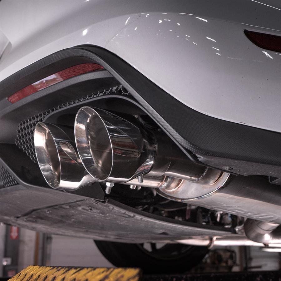 Stainless Works 2020 Ford GT500 Legend Catback H-Pipe Exhaust Factory Connect - Polished Tips thumbnail 2