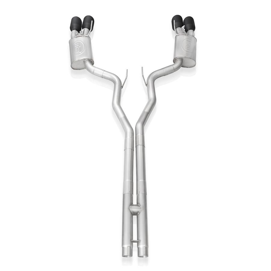 Stainless Works 2020 Ford GT500 Legend Catback H-Pipe Exhaust Factory Connect - Black Tips thumbnail 7