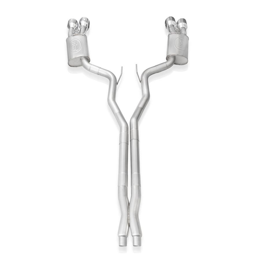 Stainless Works 2020 Ford GT500 Legend Catback X-Pipe Exhaust Factory Connect - Polished Tips thumbnail 8