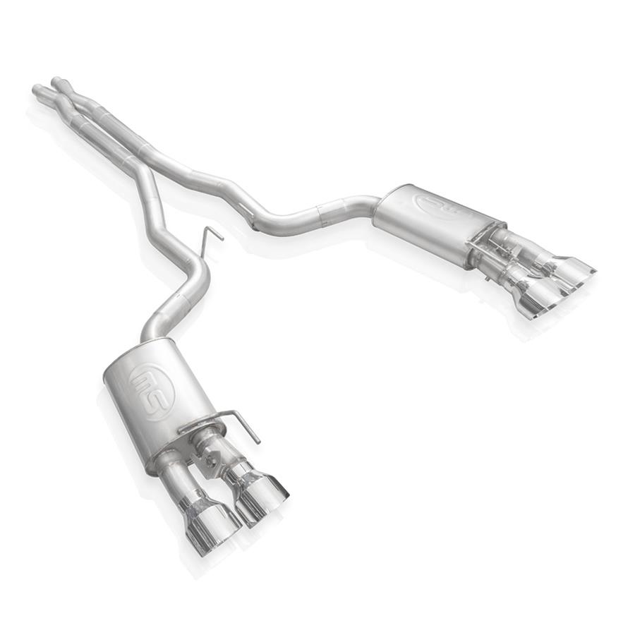 Stainless Works 2020 Ford GT500 Legend Catback X-Pipe Exhaust Factory Connect - Polished Tips thumbnail 5