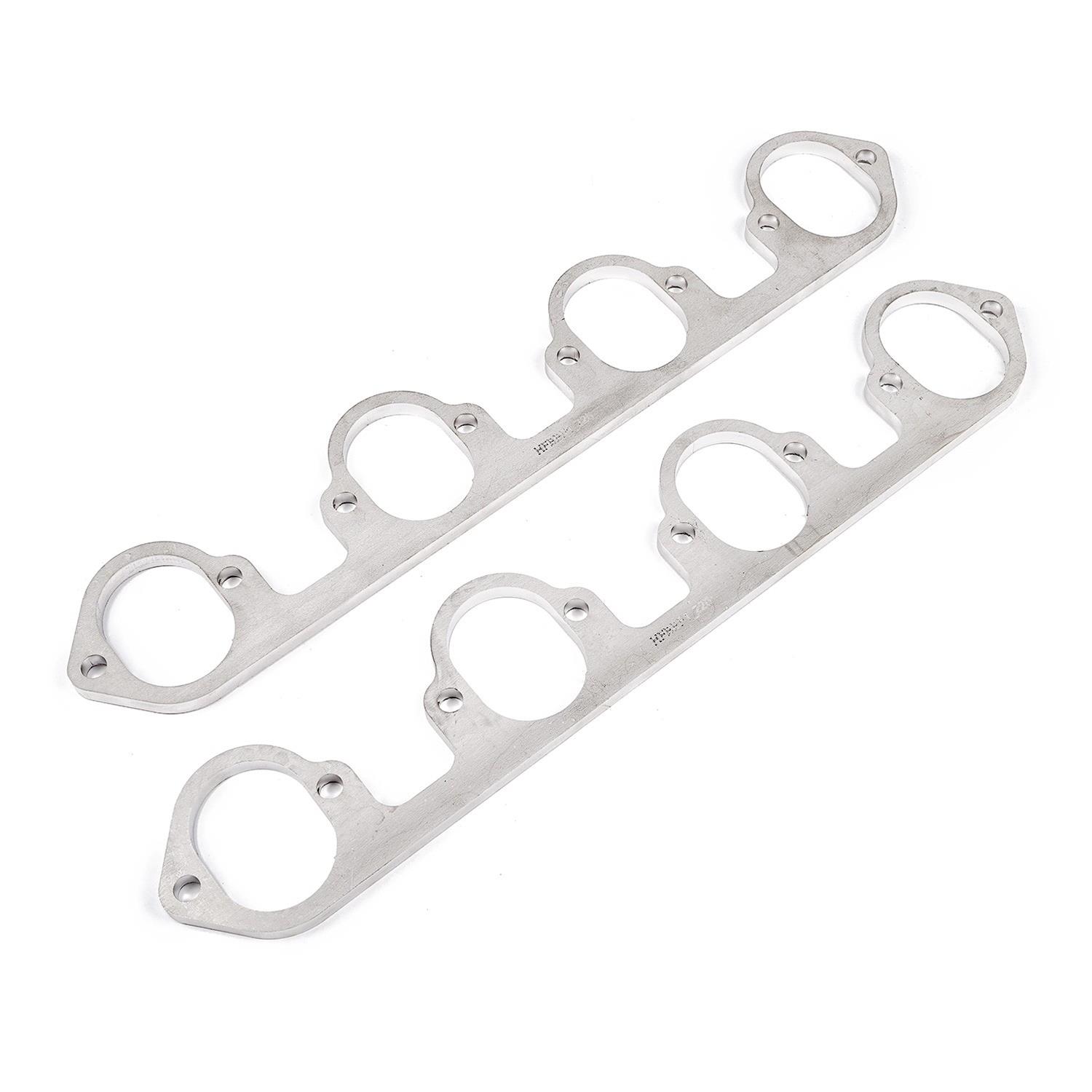 Stainless Works Big Block Ford Flat Tall Oval Port Header 304SS Exhaust Flanges 2-1/4in Primaries thumbnail 2