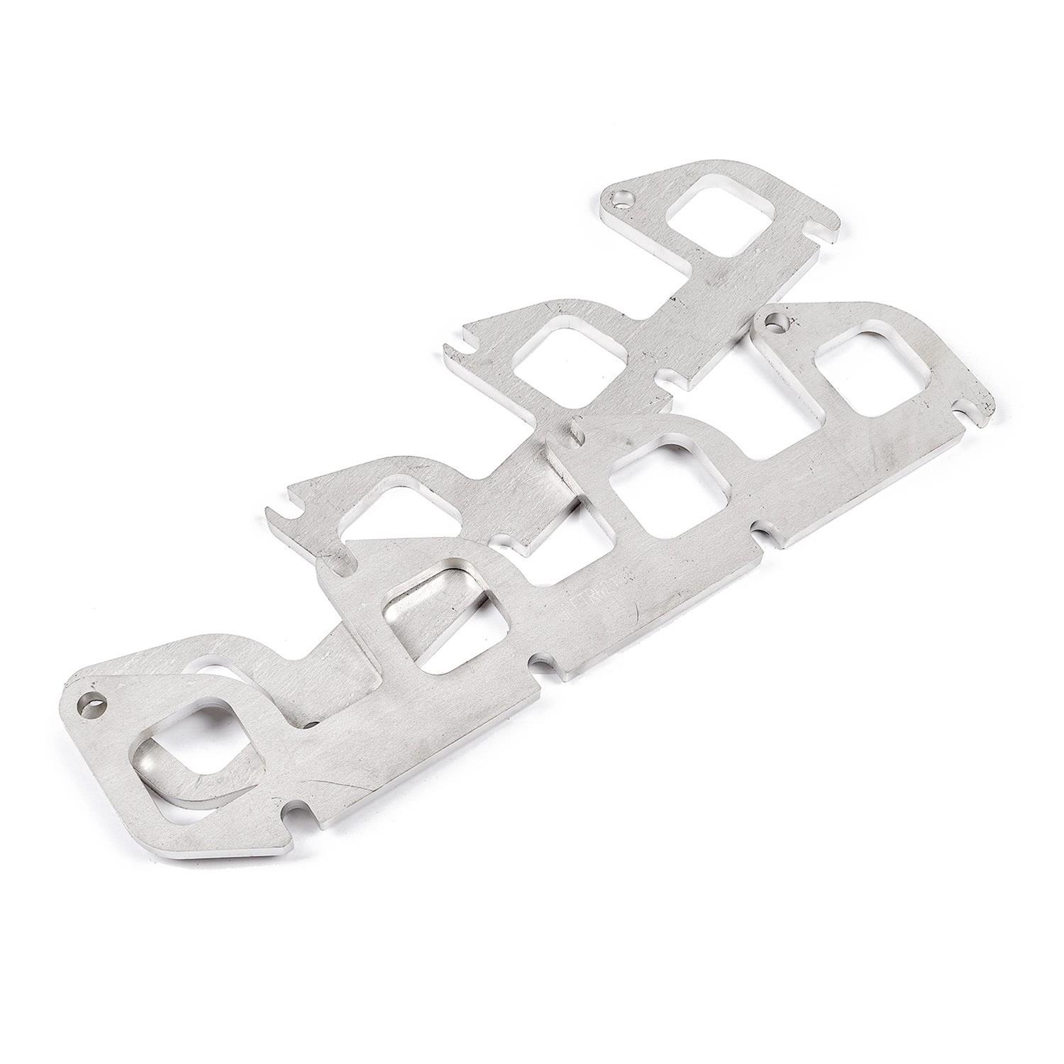Stainless Works Ford 6.2L Square Port Shaped Header 304SS Exhaust Flanges 1-7/8in Primaries thumbnail 2