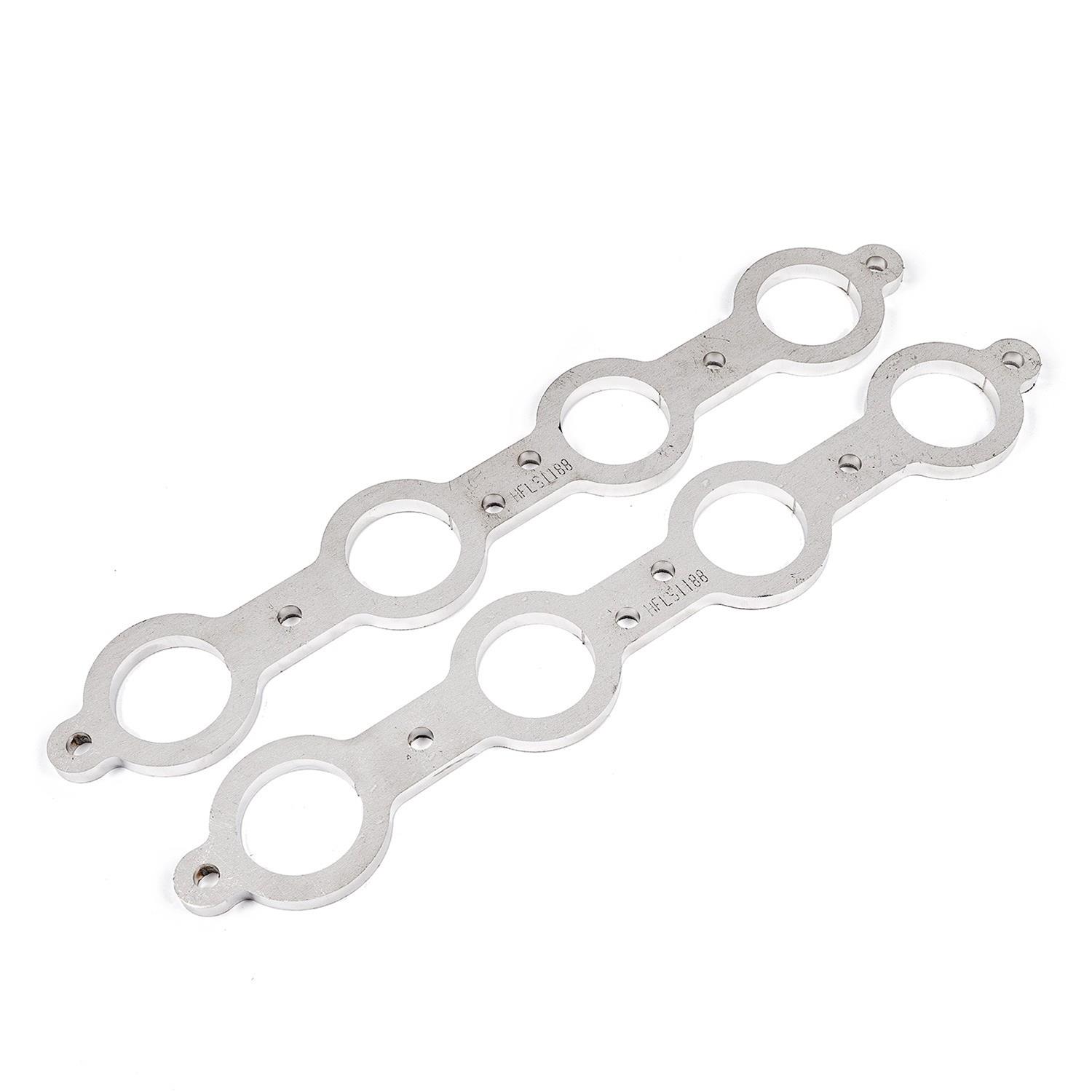 Stainless Works Chevrolet LS1/LS6 Round Port Header 304SS Exhaust Flanges 2in Primaries thumbnail 2