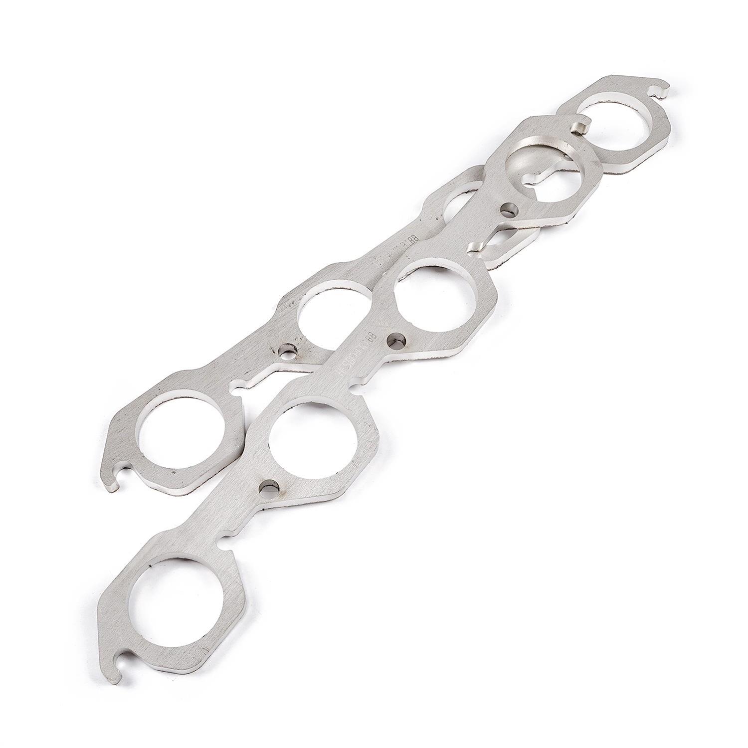 Stainless Works Small Block Ford AFR 225 Head Round Port Header 304SS Exhaust Flanges 2in Primaries thumbnail 2