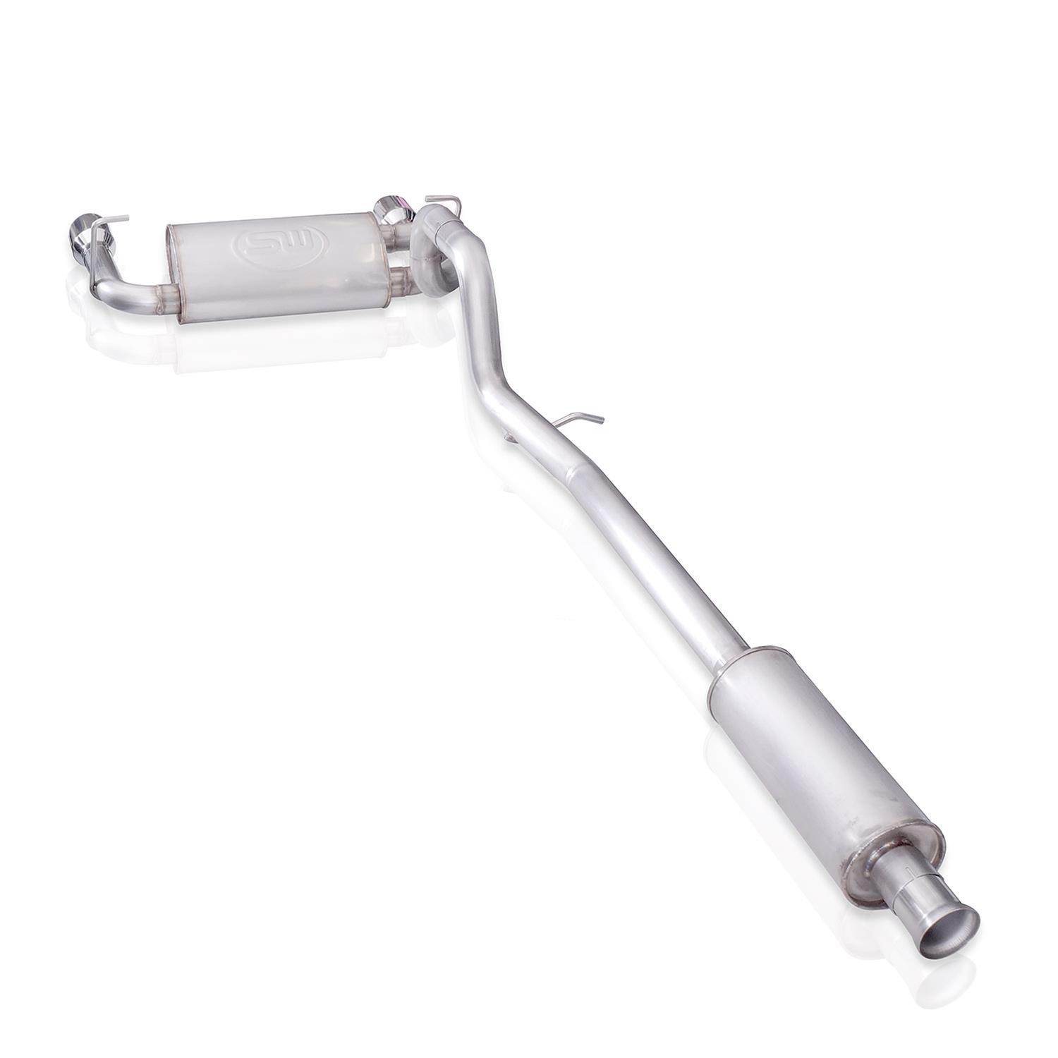 Stainless Works 2018+ Jeep Wrangler JL 304SS Factory Connect 2.5in Cat Back Exhaust System thumbnail 5