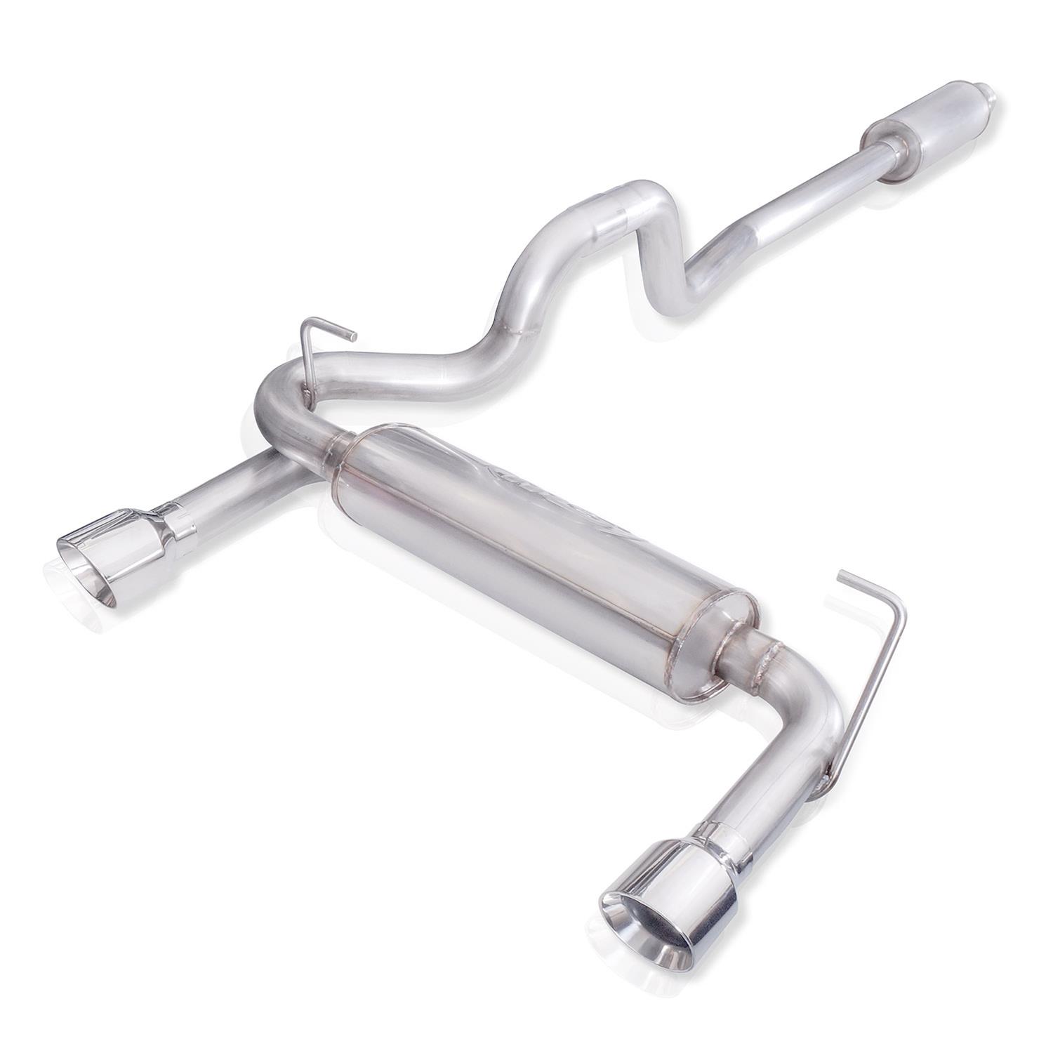 Stainless Works 2018+ Jeep Wrangler JL 304SS Factory Connect 2.5in Cat Back Exhaust System thumbnail 3
