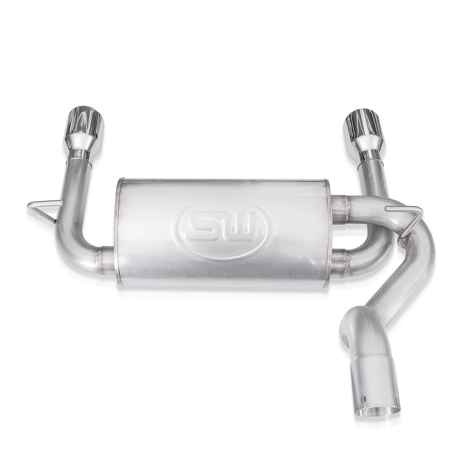 Stainless Works 2018+ Jeep Wrangler JL 304SS Factory Connect 2.5in Axle Back Exhaust System thumbnail 6