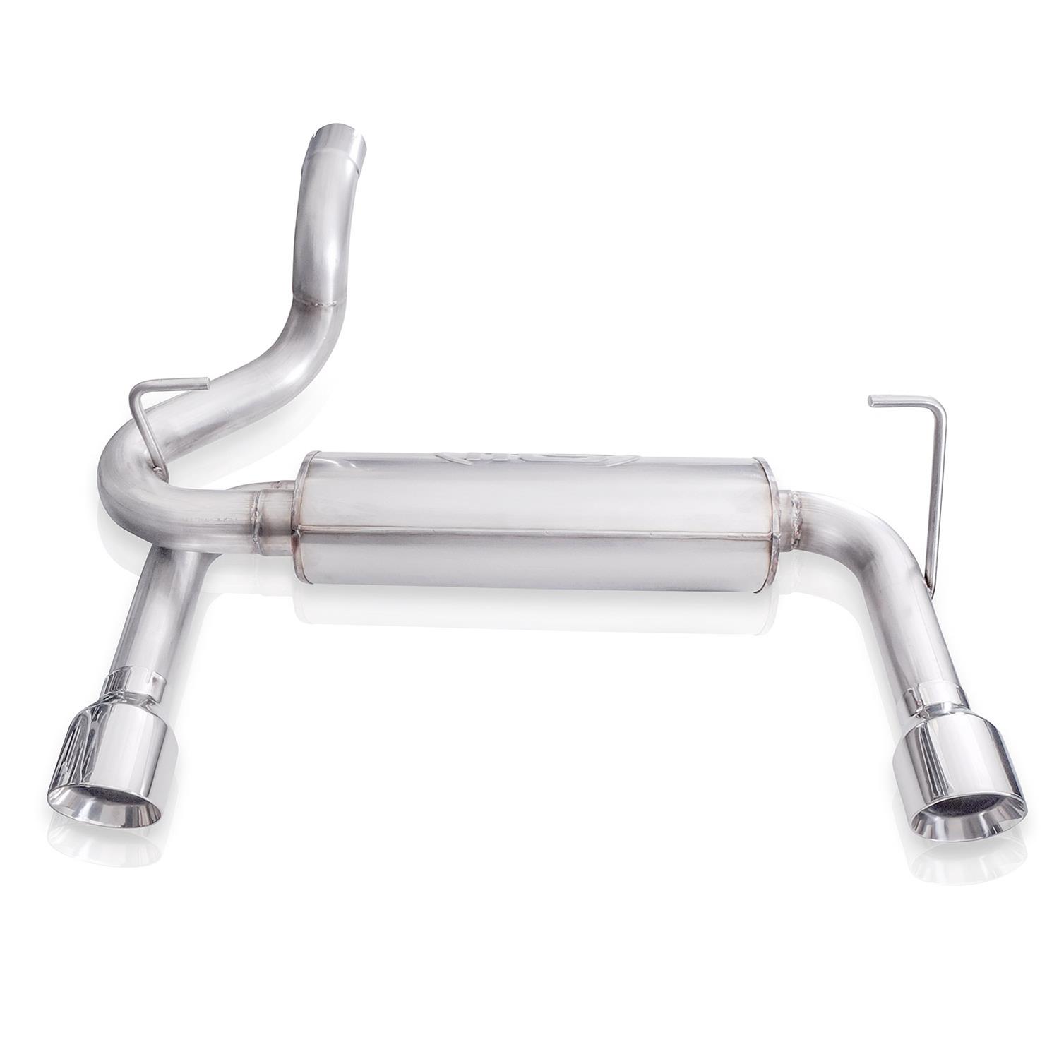 Stainless Works 2018+ Jeep Wrangler JL 304SS Factory Connect 2.5in Axle Back Exhaust System thumbnail 7