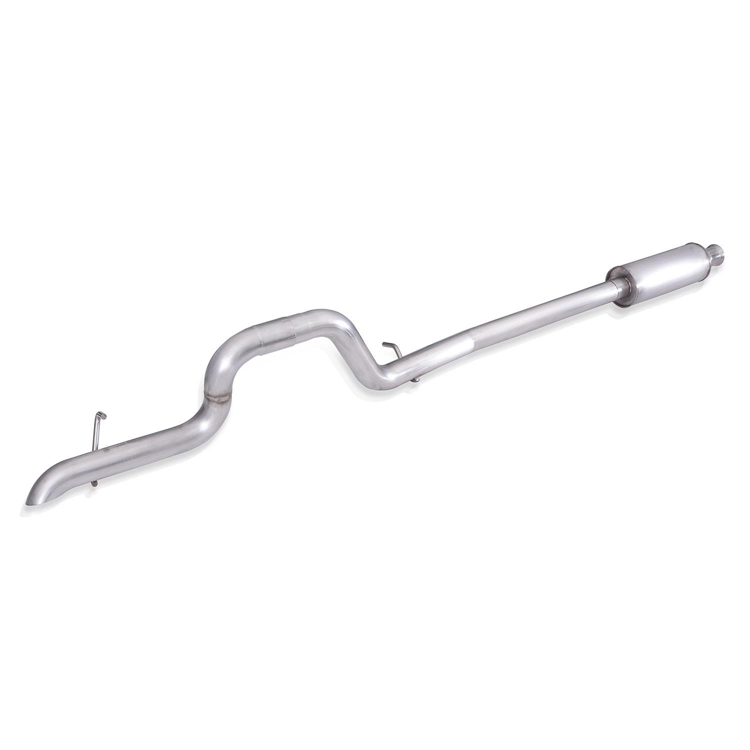 Stainless Works 2018+ Jeep Wrangler JL 304SS Factory Connect 2.5in Cat Back Dump Exhaust System thumbnail 5