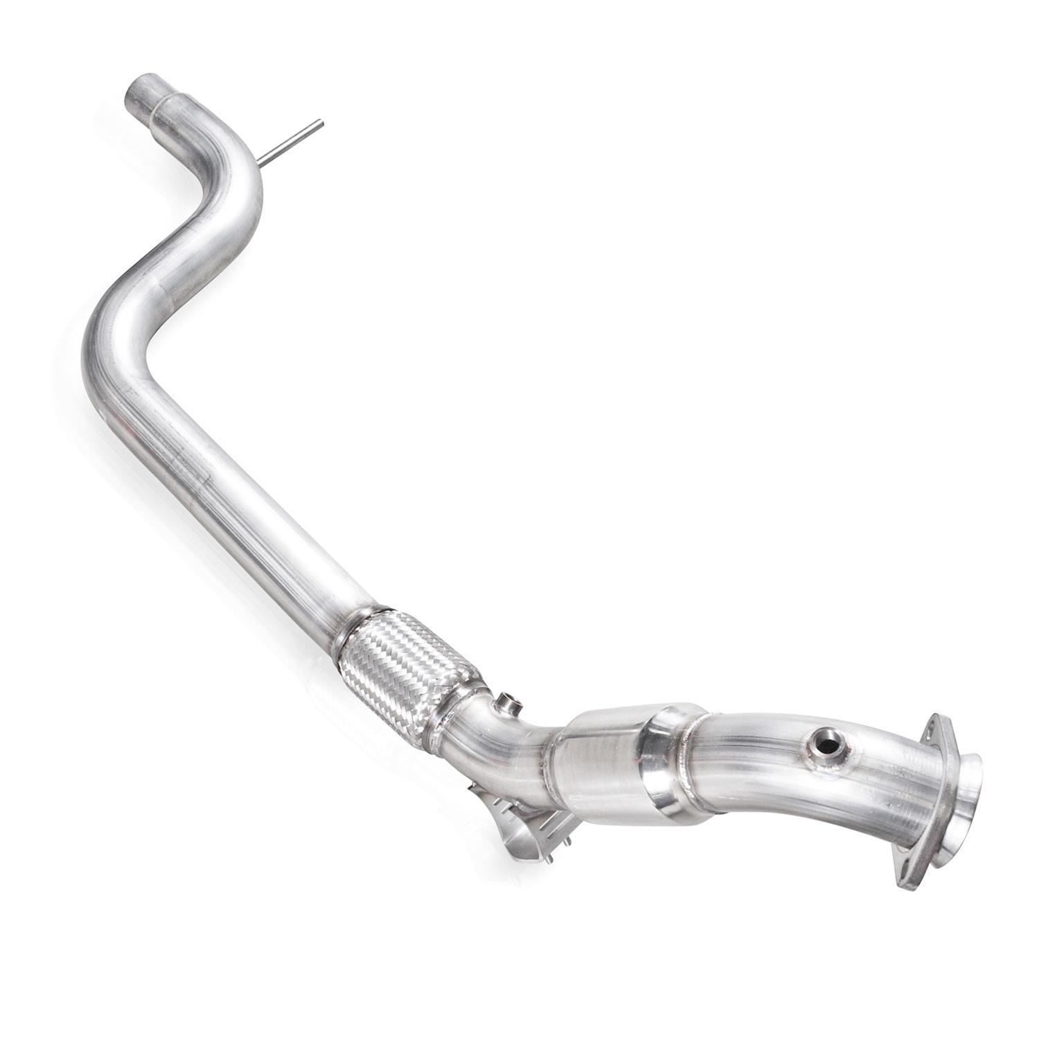 Stainless Works 2015-16 Mustang Downpipe 3in High-Flow Cats Performance Connection