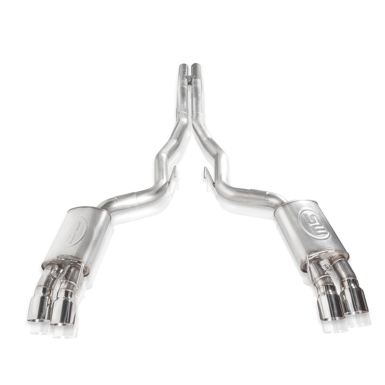 Stainless Works 18+ Ford Mustang GT Redline Cat-Back Performance Connect H-Pipe w/ Active Valves thumbnail 7