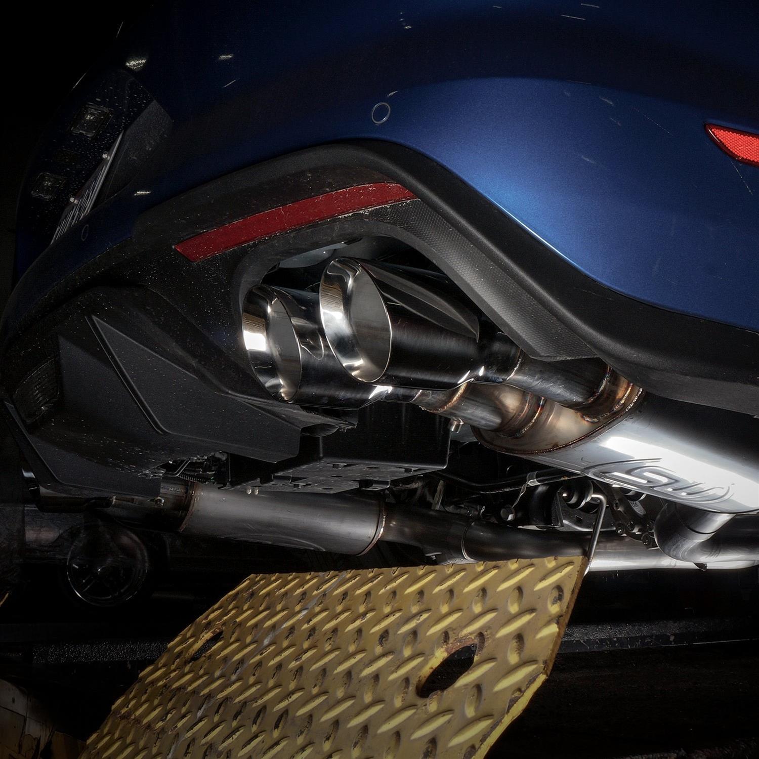 Stainless Works 18+ Ford Mustang GT Redline Cat-Back Performance Connect H-Pipe w/ Active Valves thumbnail 2