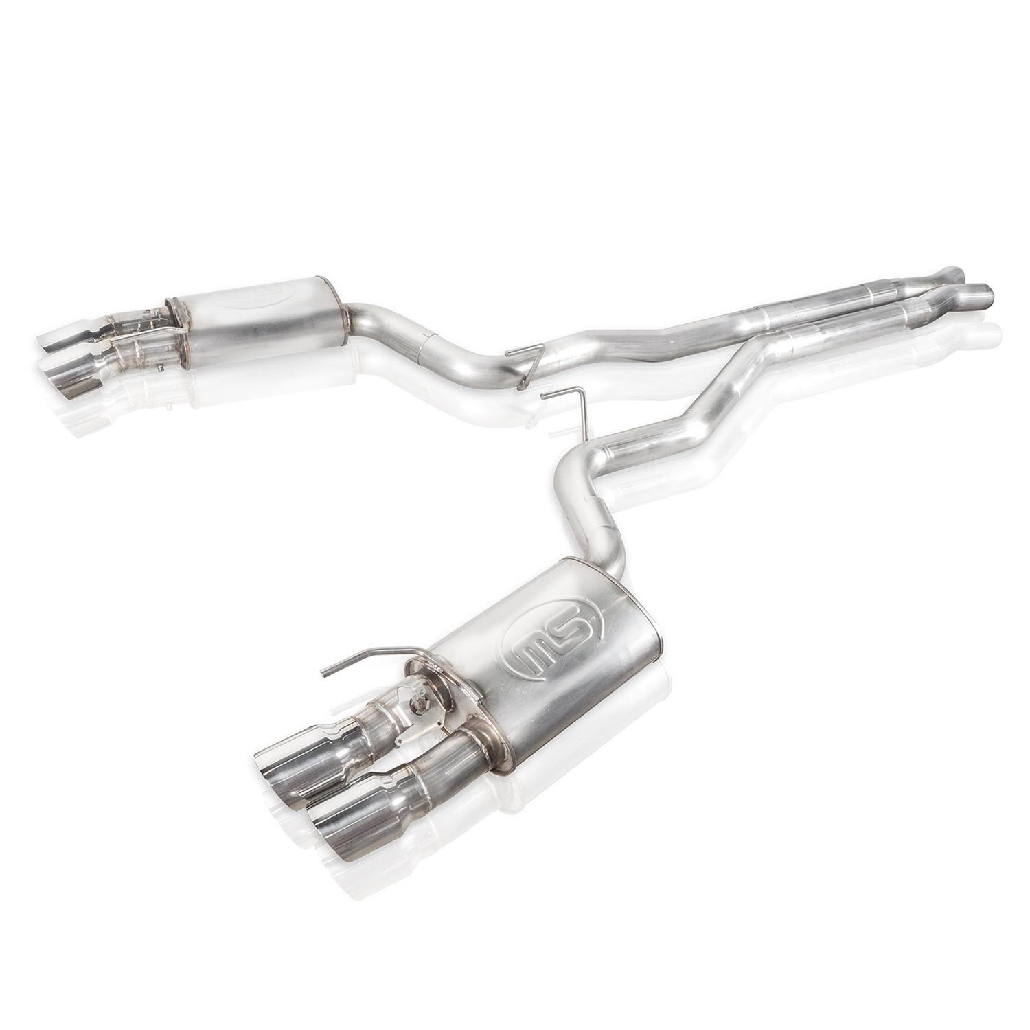 Stainless Works 18+ Ford Mustang GT Redline Cat-Back Performance Connect X-Pipe w/ Active Valves thumbnail 8