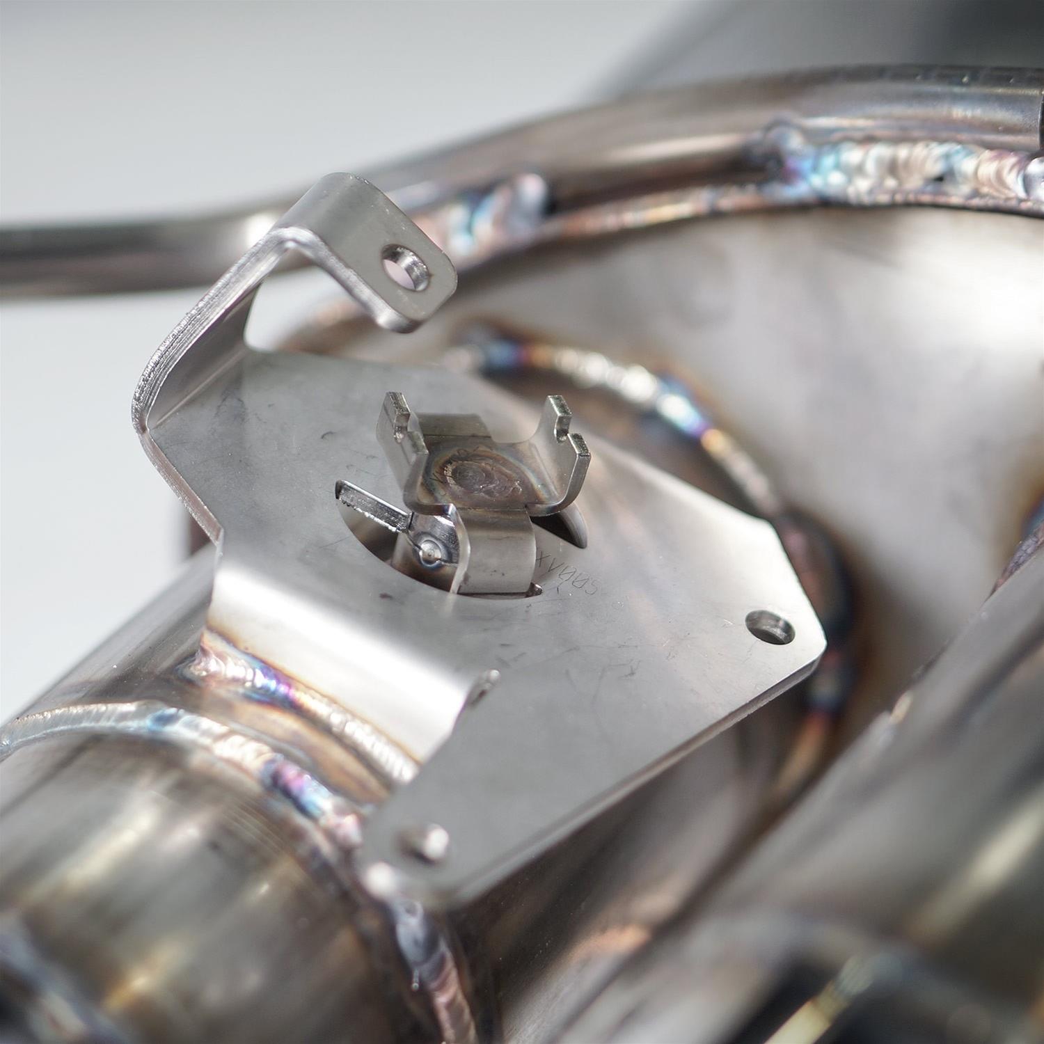 Stainless Works 18+ Ford Mustang GT Redline Cat-Back Performance Connect X-Pipe w/ Active Valves thumbnail 3