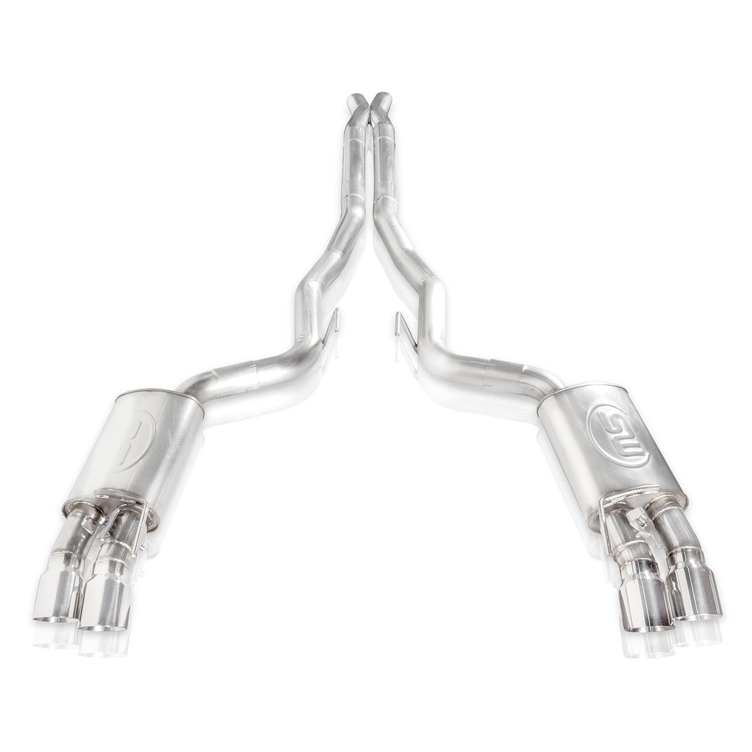 Stainless Works 18+ Ford Mustang GT Redline Cat-Back Performance Connect X-Pipe w/ Active Valves thumbnail 6