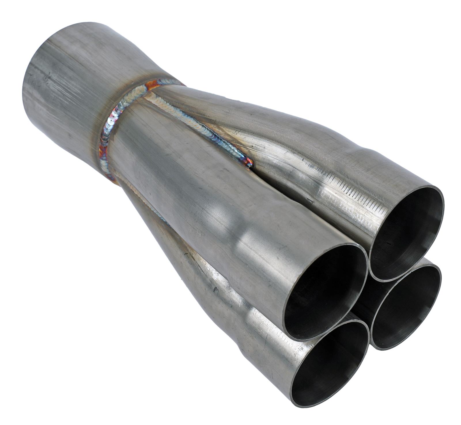 Stainless Works 2.125in four way merge collector with 3.5in OD outlet thumbnail 2