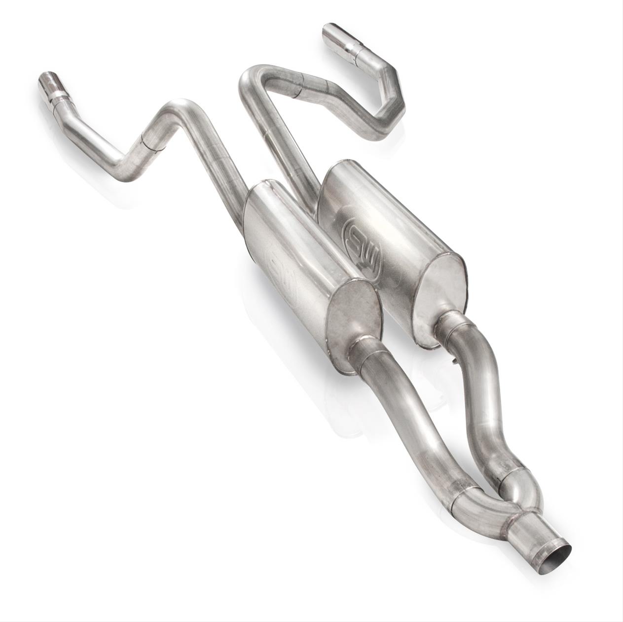 Stainless Works 2009-16 Dodge Ram 5.7L Truck Exhaust 3in Y-Pipe Chambered Mufflers Under Bumper Exit