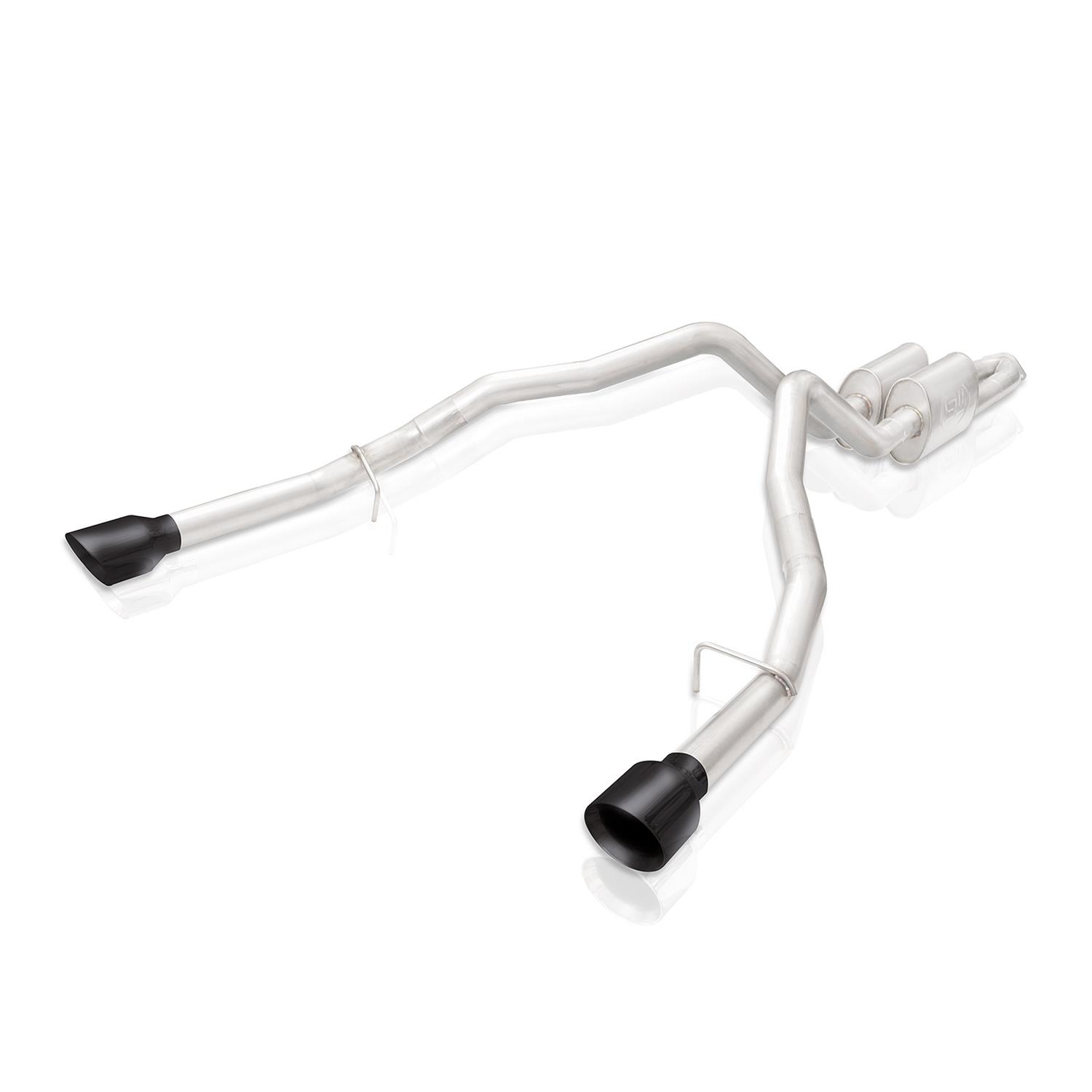 Stainless Works 2019+ Ram Legend Catback With Black Tips thumbnail 4