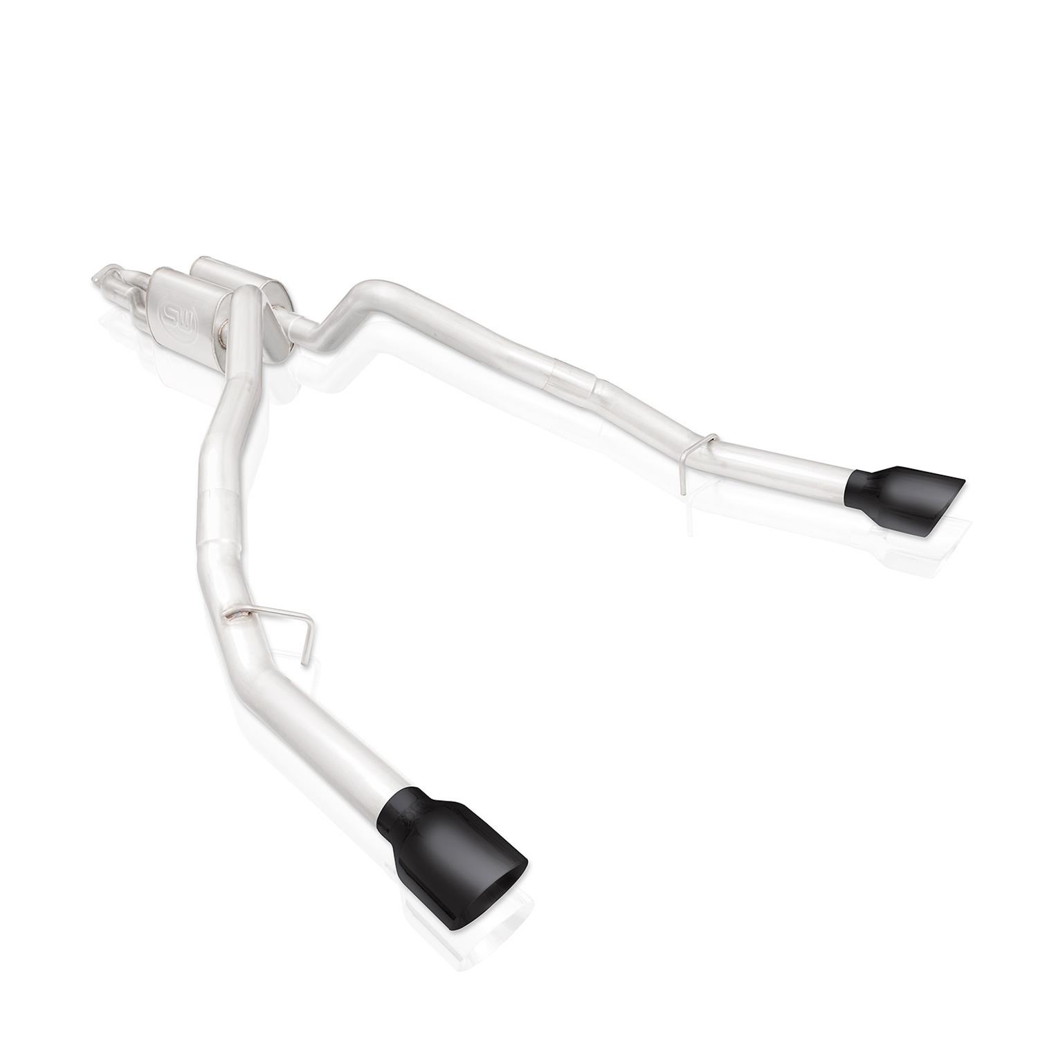 Stainless Works 2019+ Ram Legend Catback With Black Tips thumbnail 3
