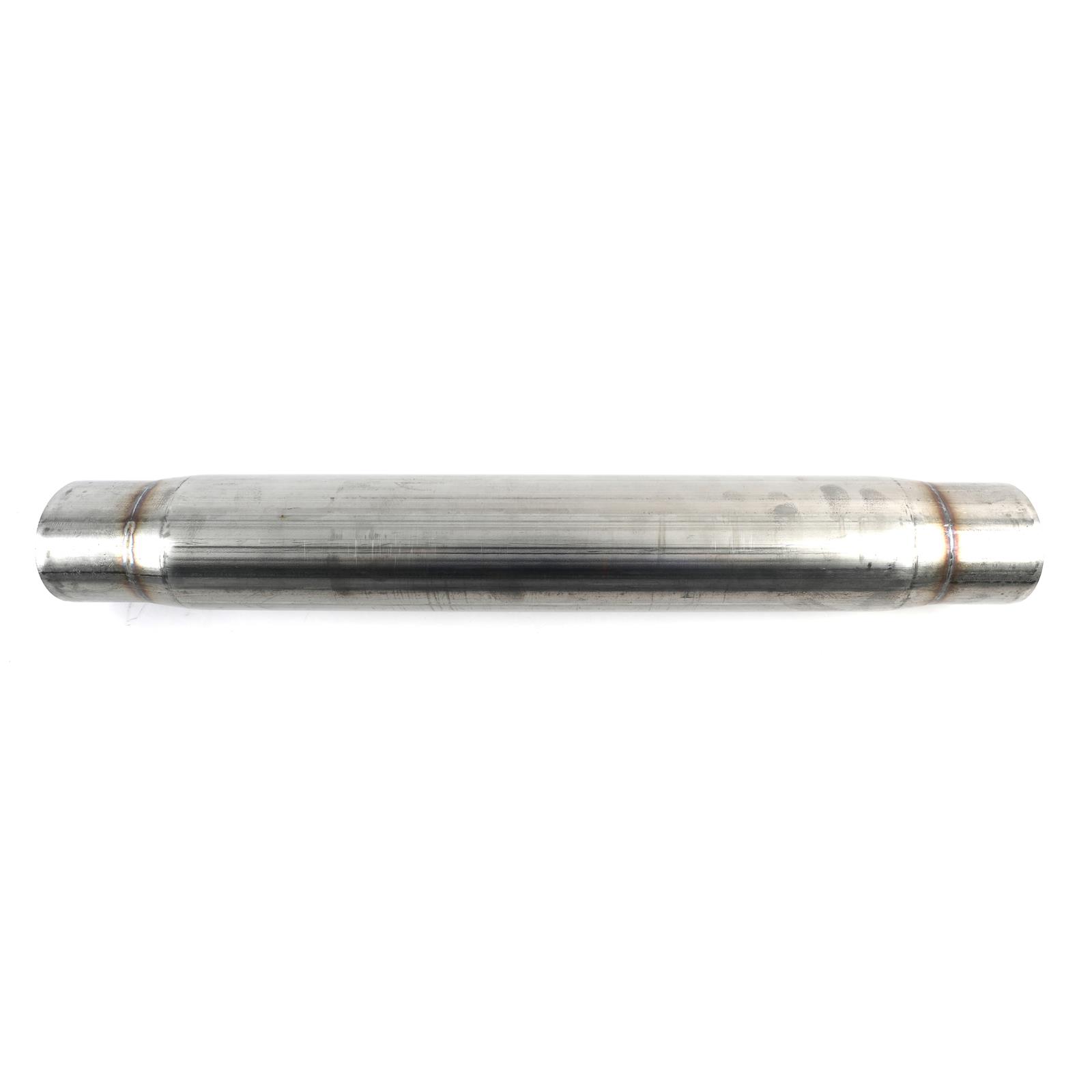 Stainless Works 3in SMOOTH TUBE MUFFLER (MILL FINISH) thumbnail 2
