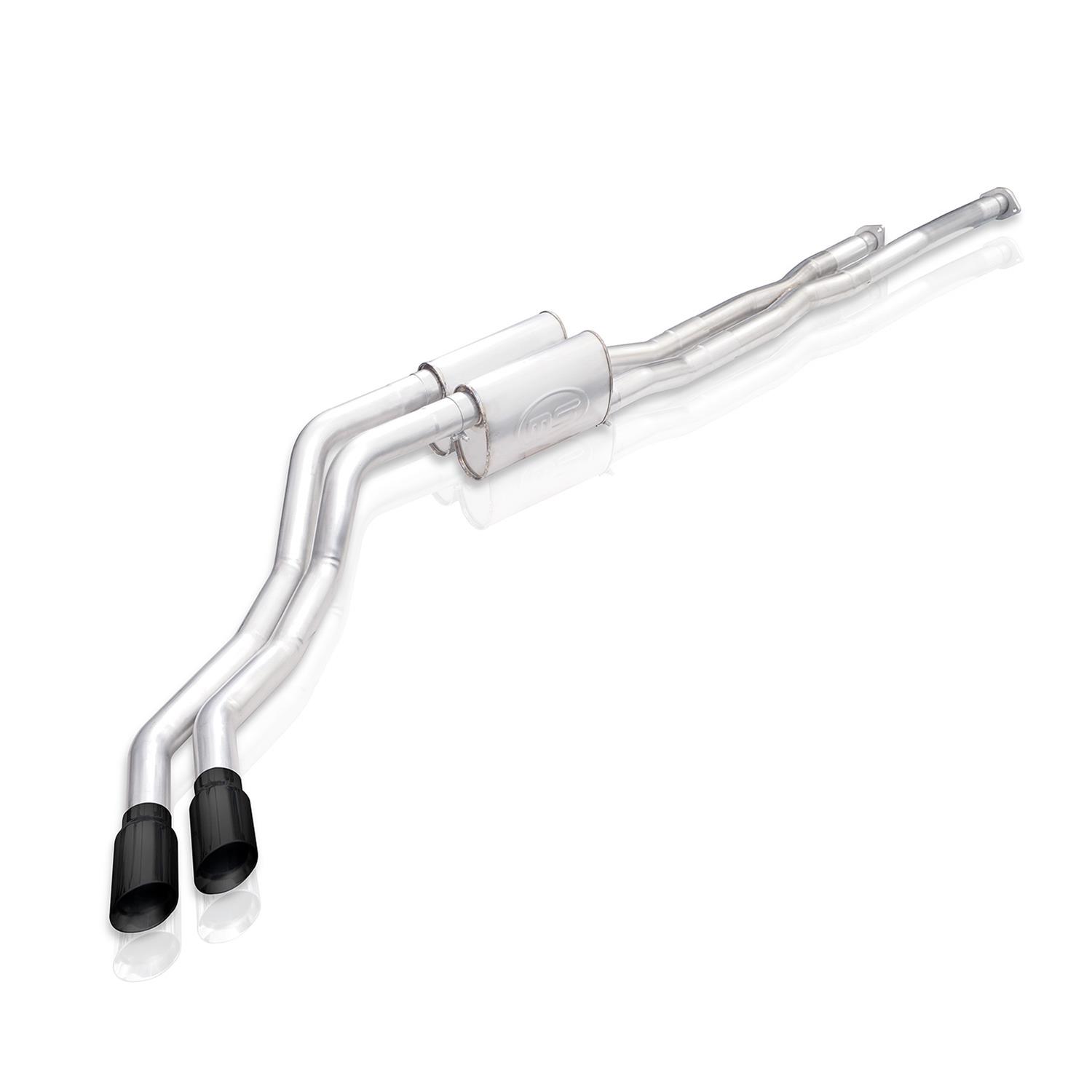 Stainless Works 2014+ Toyota Tundra 5.7L Legend Series Cat-Back Exhaust w/Black Tips thumbnail 4