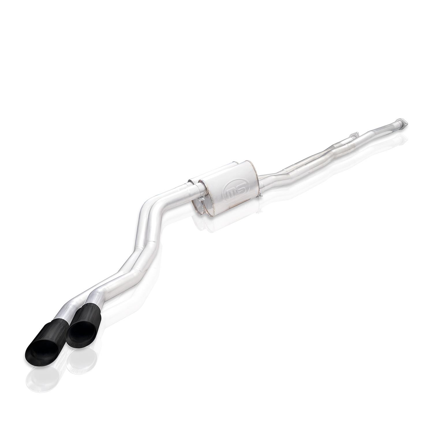Stainless Works 2014+ Toyota Tundra 5.7L Legend Series Cat-Back Exhaust w/Black Tips thumbnail 6