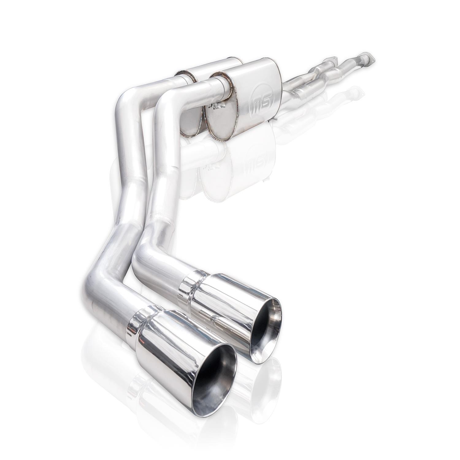 Stainless Works 2014+ Toyota Tundra 5.7L Legend Series Cat-Back Exhaust w/Polished Tips thumbnail 3