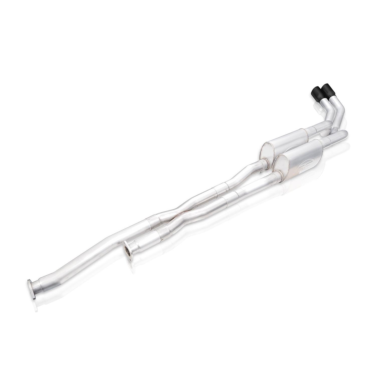 Stainless Works 2014+ Toyota Tundra 5.7L Redline Series Cat-Back Exhaust w/Black Tips thumbnail 5