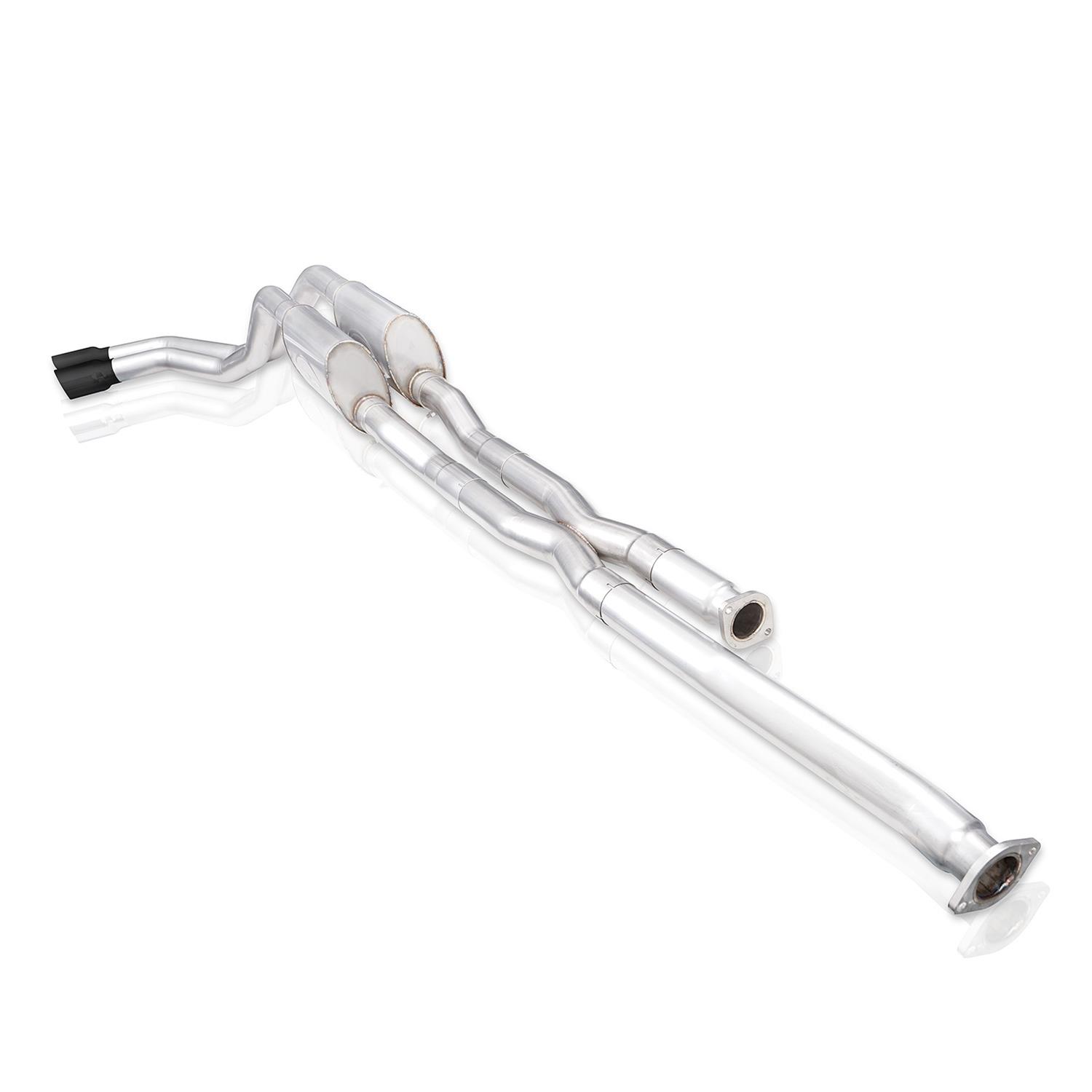 Stainless Works 2014+ Toyota Tundra 5.7L Redline Series Cat-Back Exhaust w/Black Tips thumbnail 2