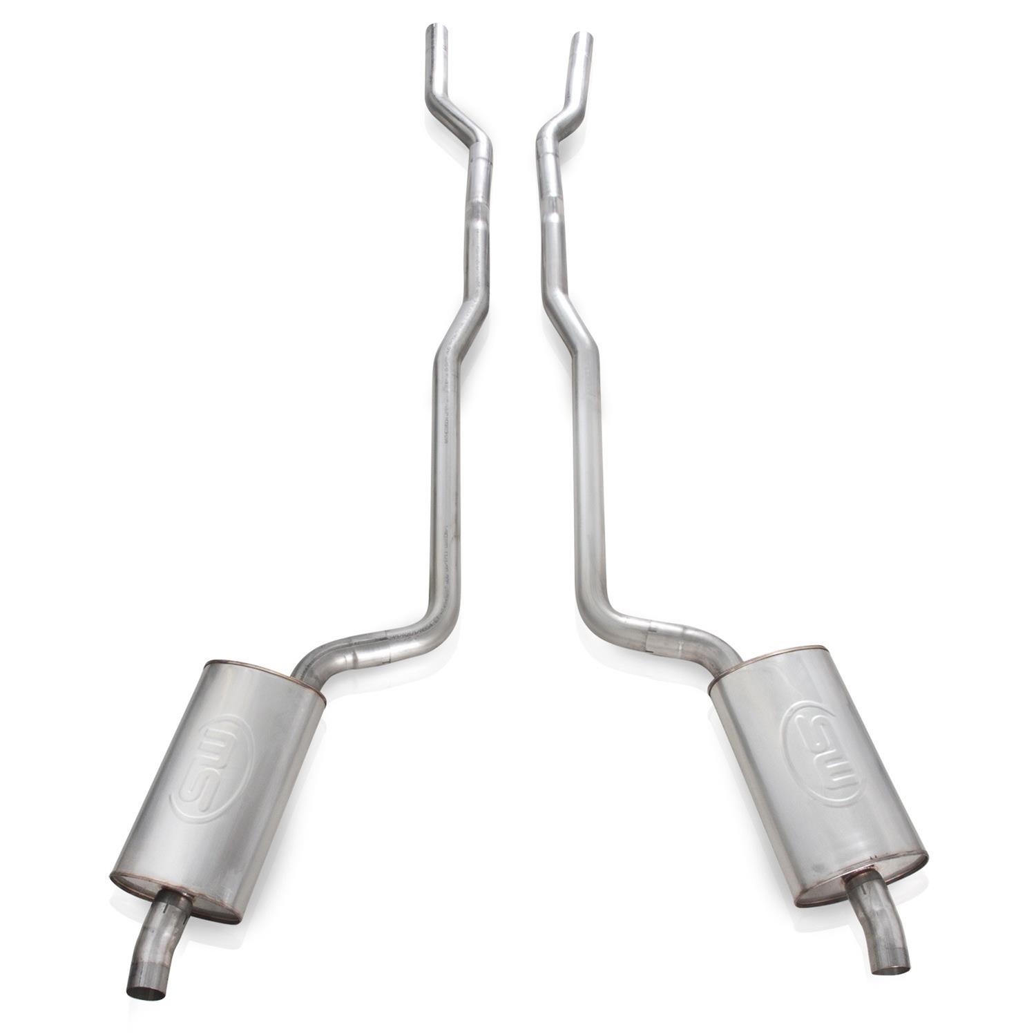 Stainless Works 1968-72 Corvette Exhaust SB 2-1/2in Factory Style Mufflers thumbnail 2