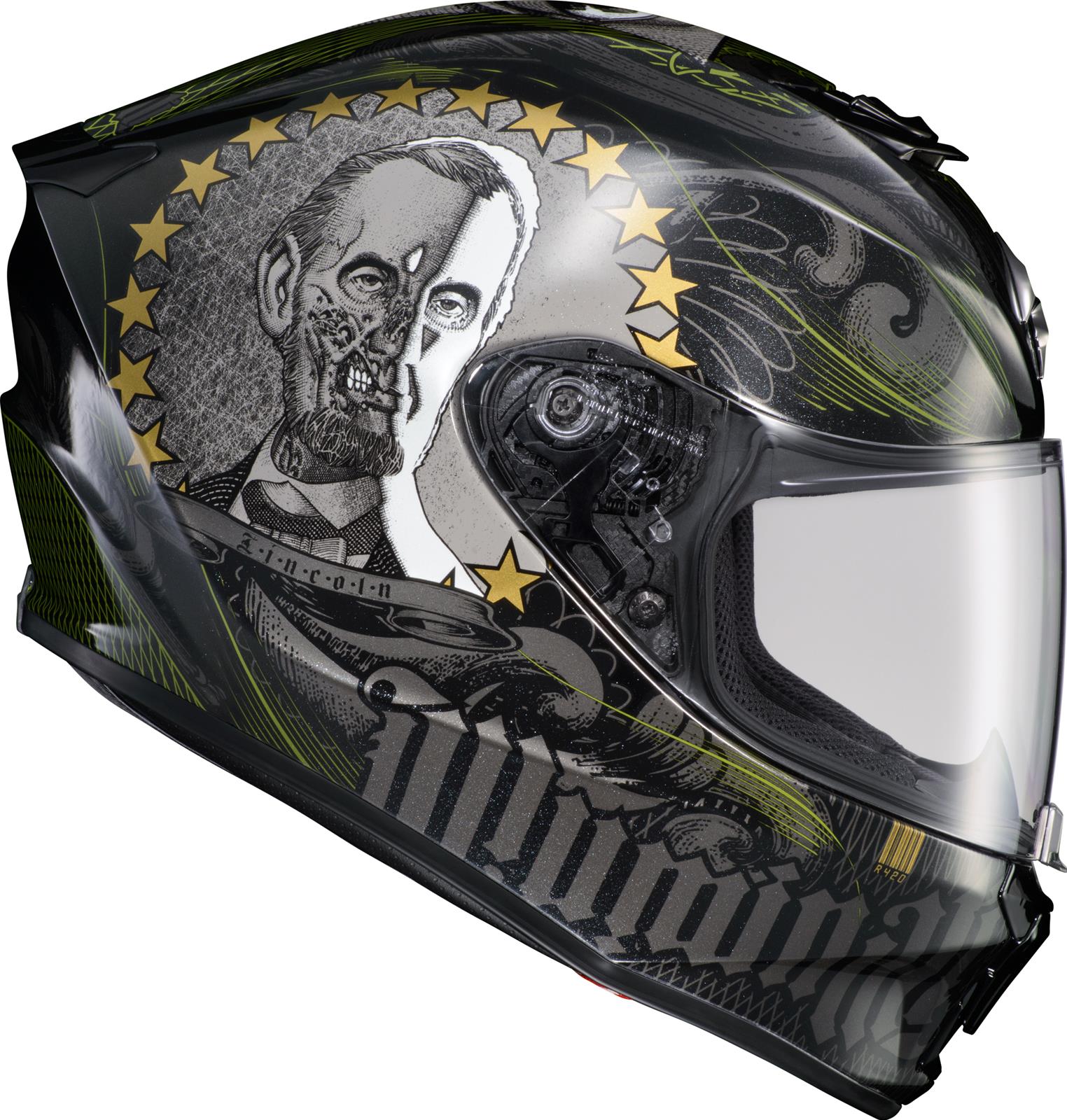 scorpion 420 helmet EXO-R420 Techno Black This makes the faceshield more secure and provides a tighter seal against the gasket Scorpion EXO-R420 Helmet Review at