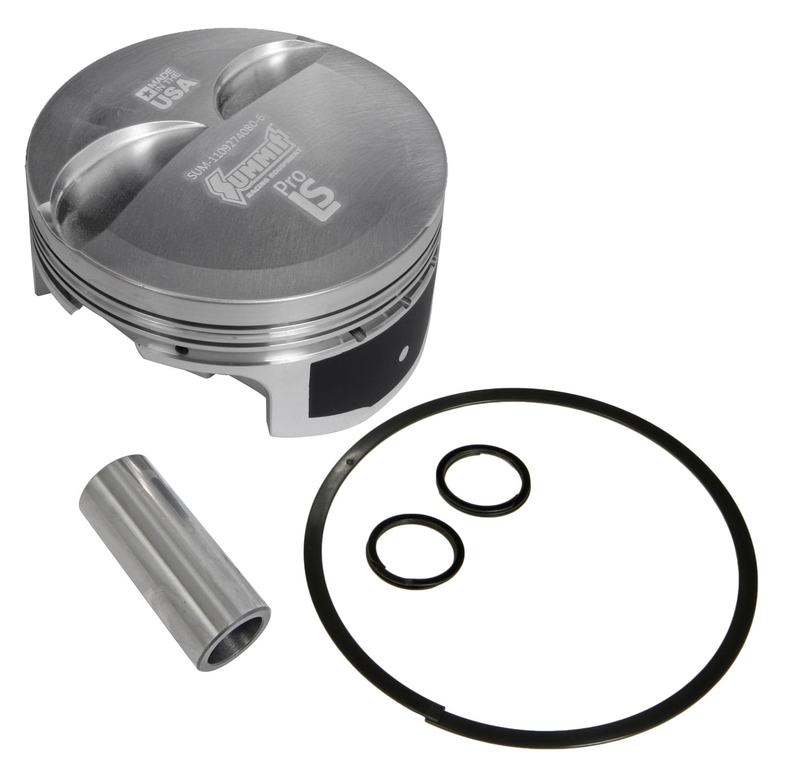 Summit Racing SUM-110S274080-6 Summit Racing™ Pro LS Forged Pistons ...